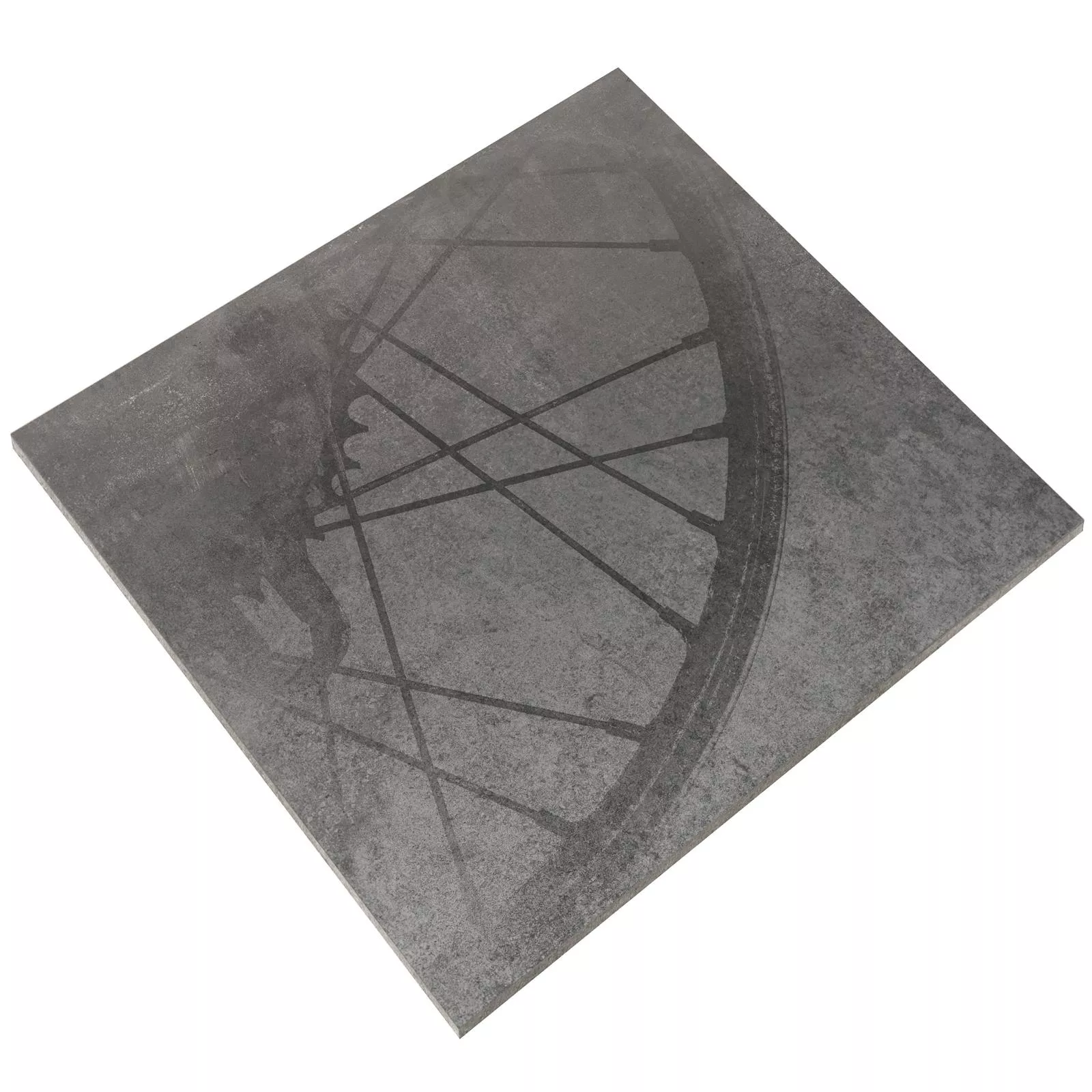 Floor Tiles Marathon Metal Optic Silver R10/B Decor Rim
