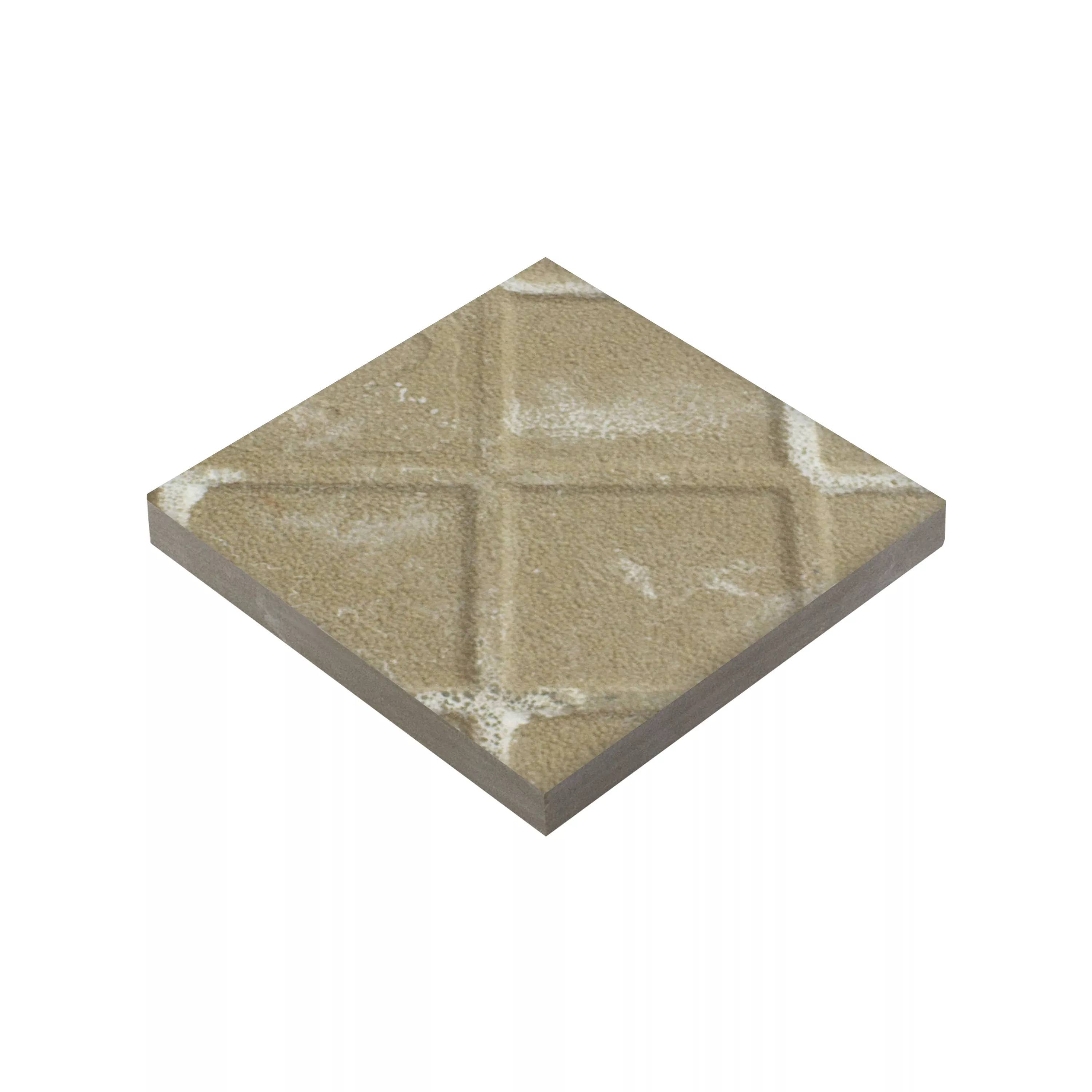 Porcelain Stoneware Tiles Genexia Uni Black Rosone 4,6x4,6cm
