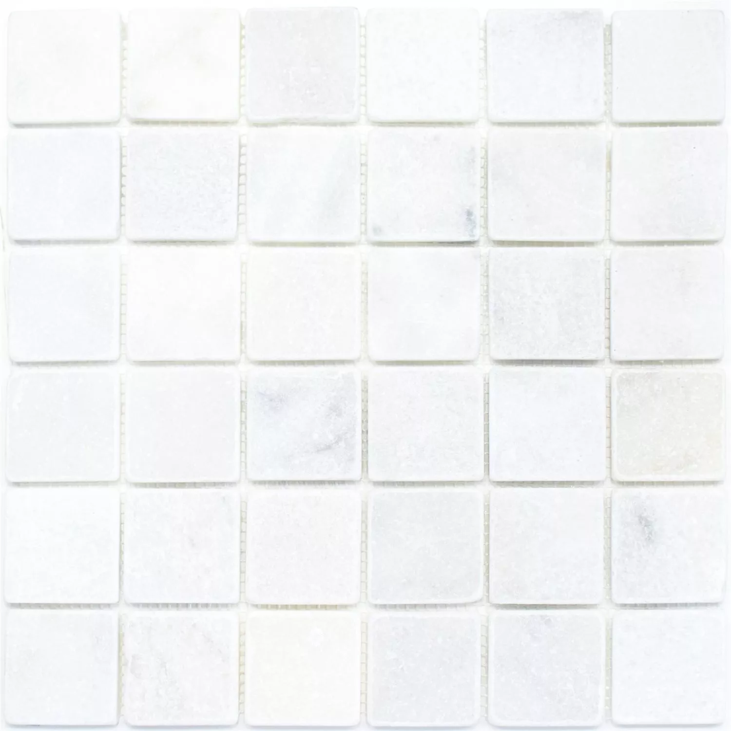 Mosaic Tiles Marble Treviso White 48