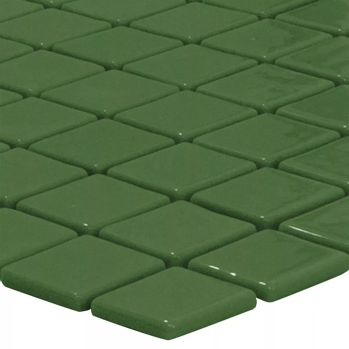 Glass Swimming Pool Mosaic Venetia Dark Green