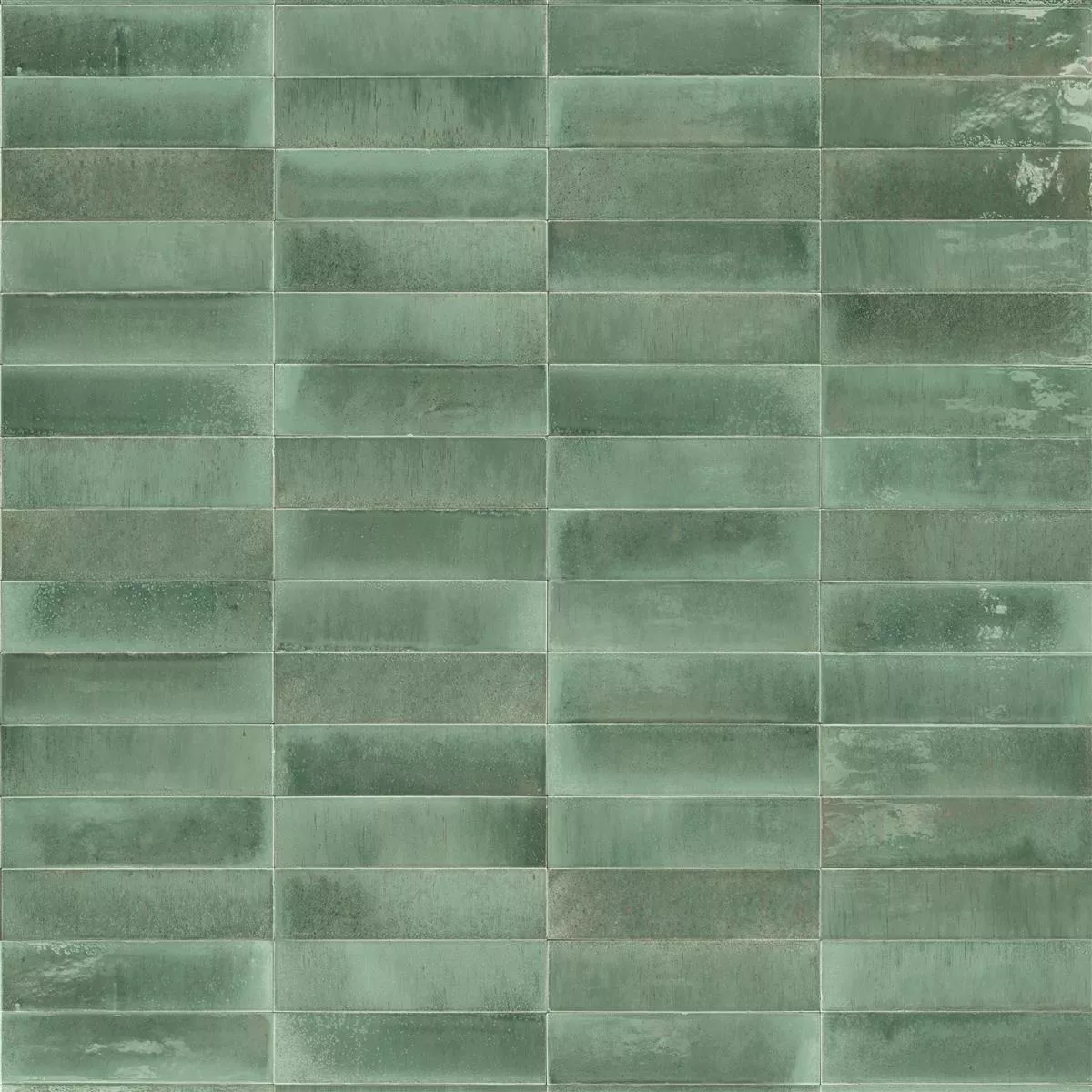 Sample Wall Tiles Laguna Glossy Waved Cyan 6x24cm