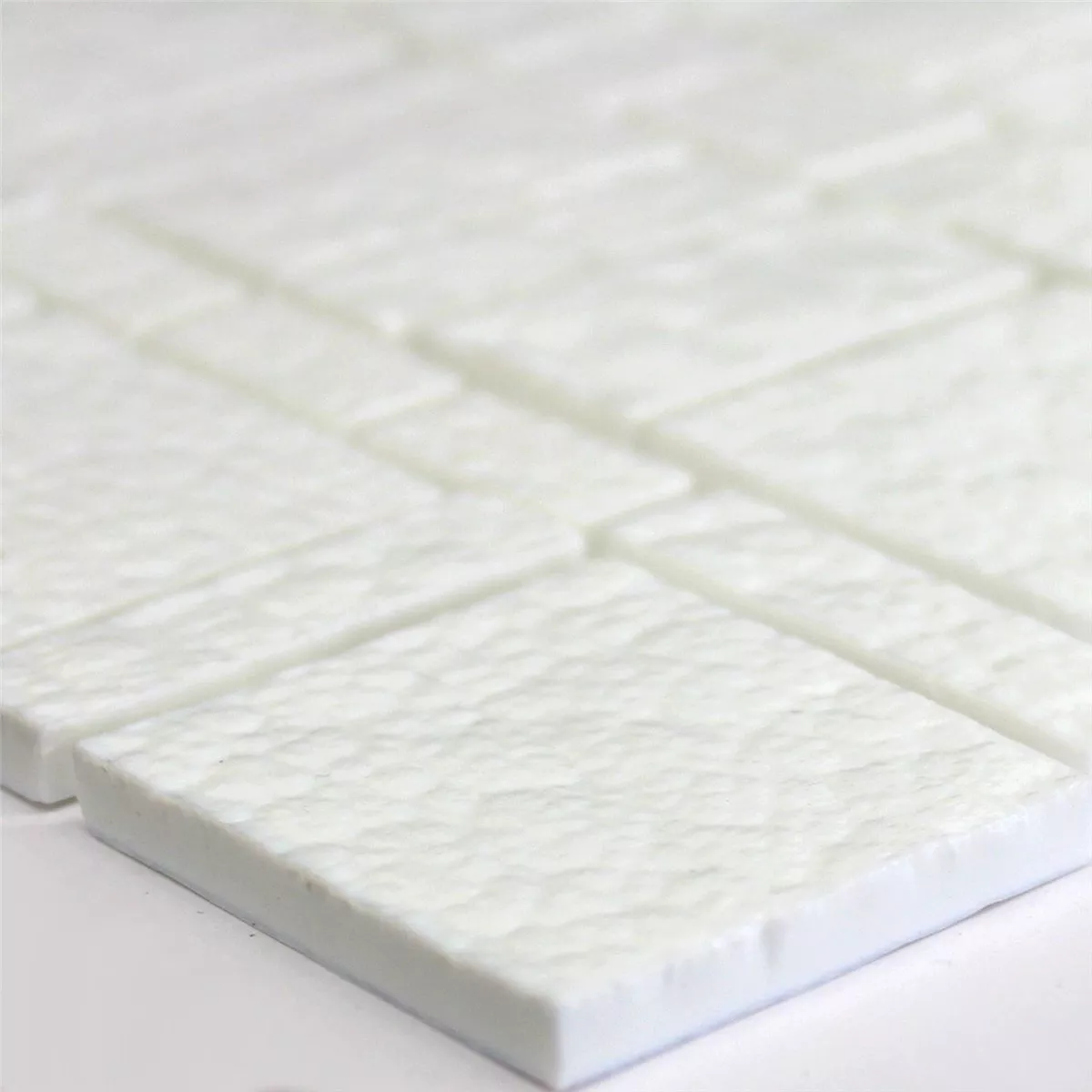 Glass Tiles Trend-Vi Mosaic Liberty White Glass Tiles Trend-Vi Mosaic Liberty White