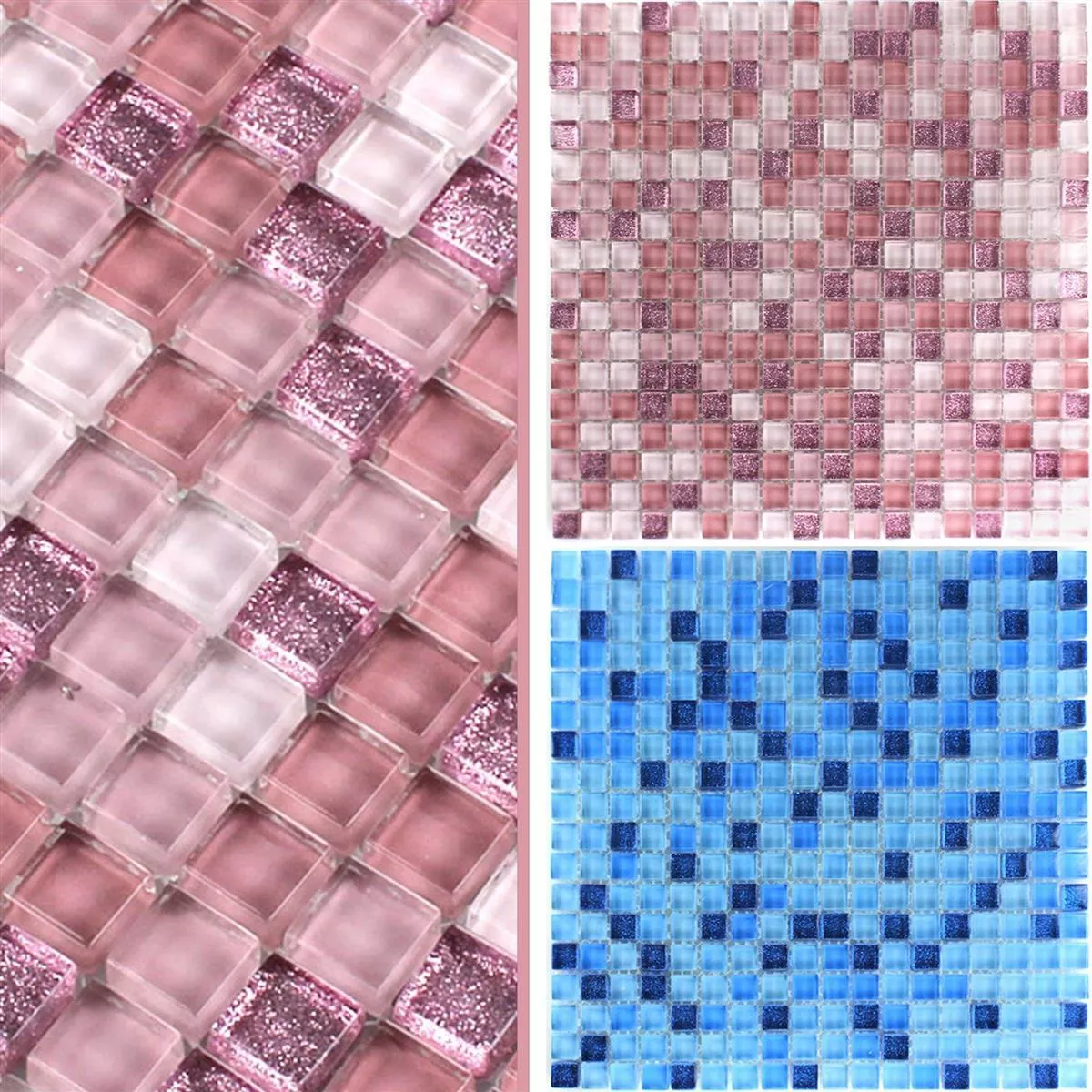 Mosaic Tiles Glass Lemuy Glitter