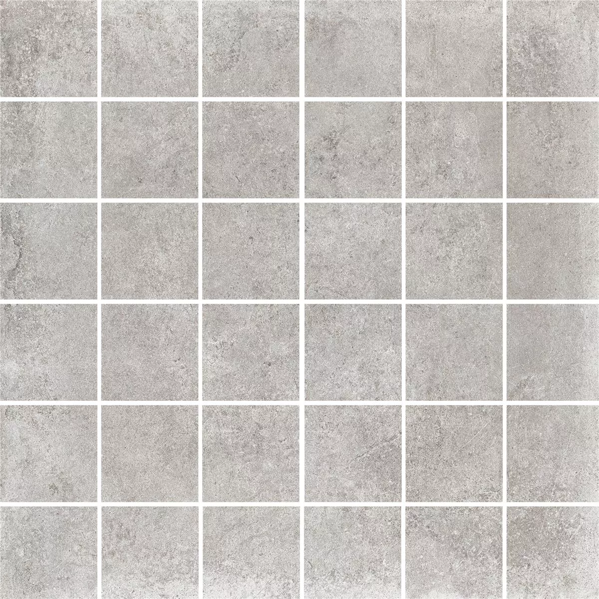 Mosaic Tile Colossus Cement-Optic Grey