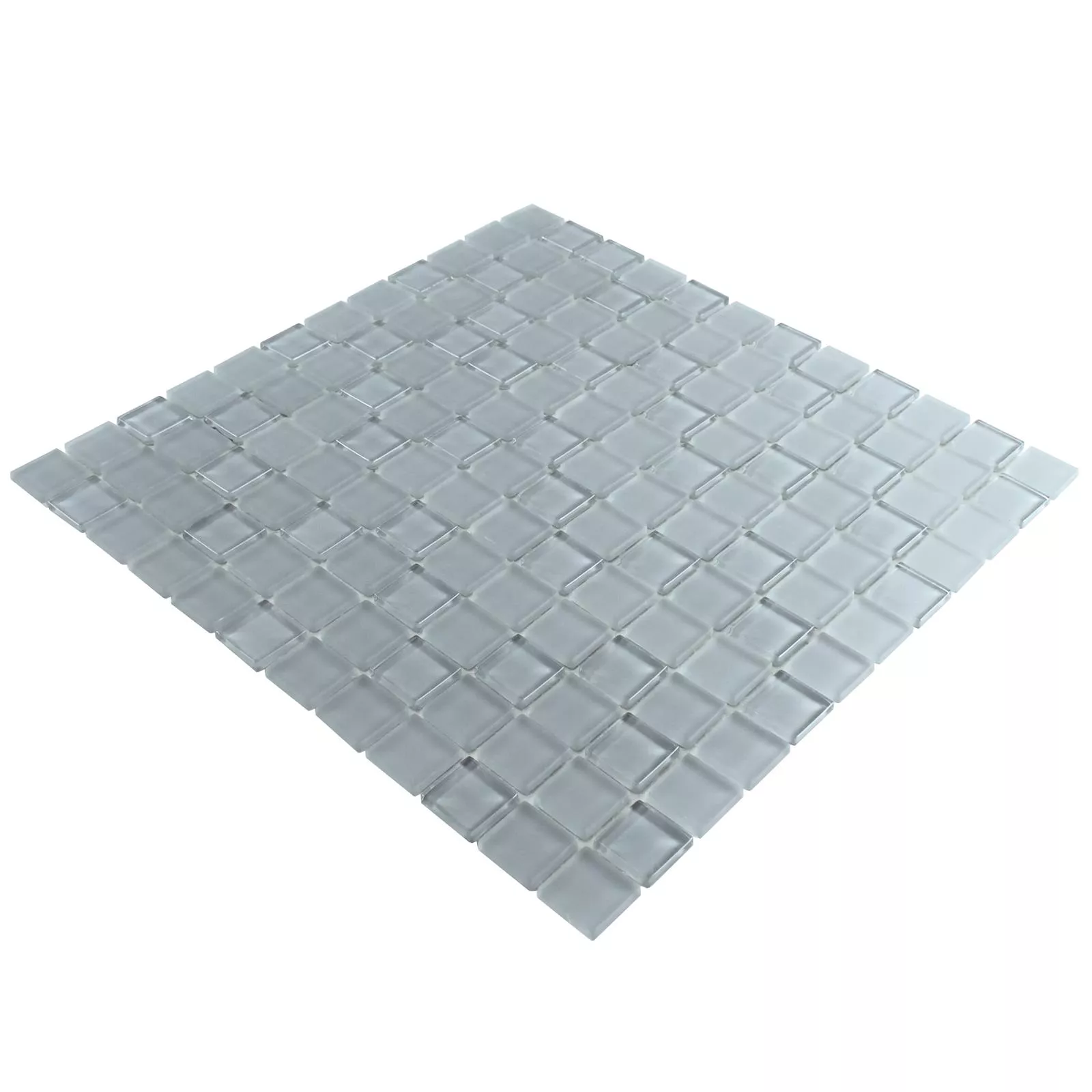 Sample Glass Mosaic Tiles Medan Grey Self Adhesive