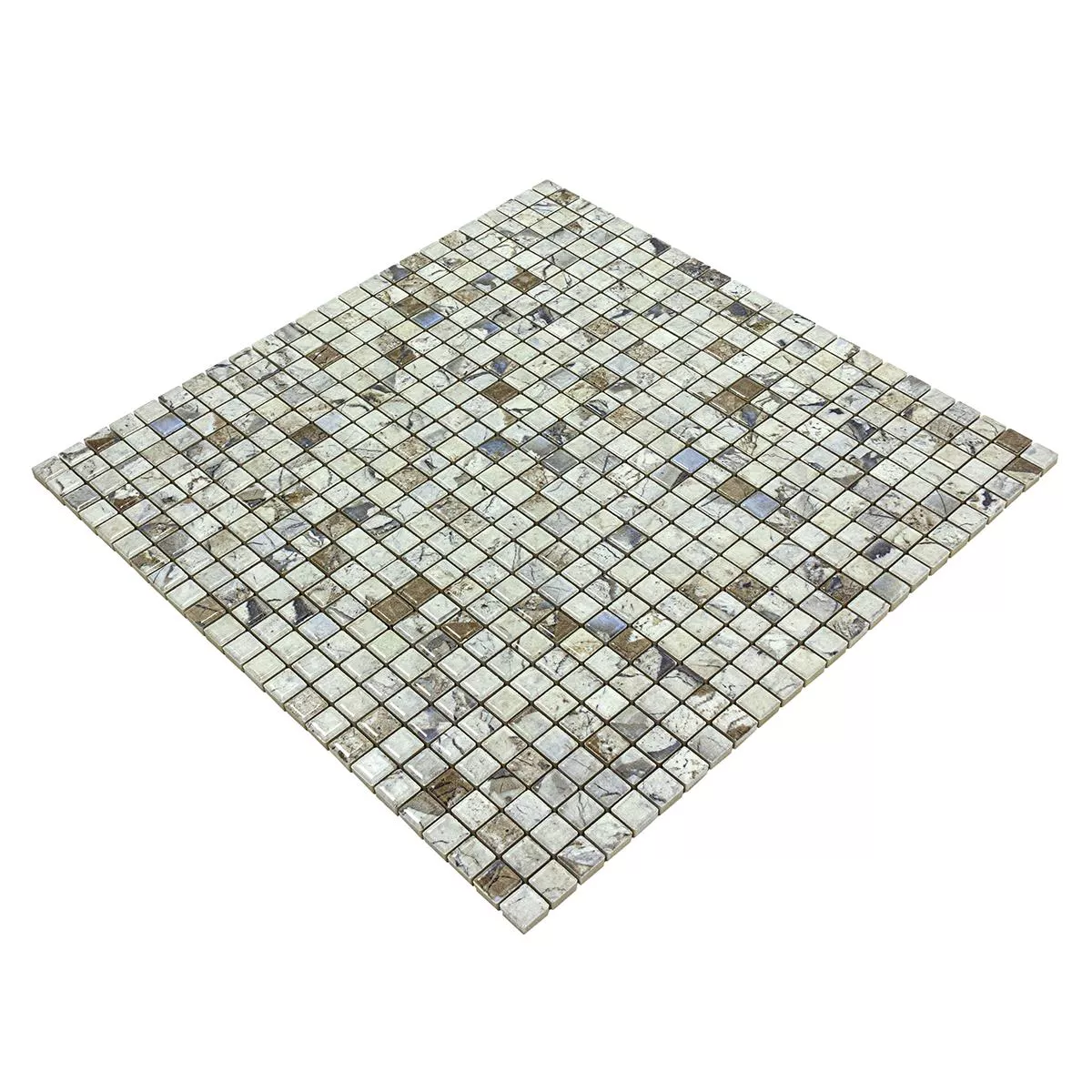 Ceramic Mosaic Tiles Elysium Marble Optic Beige 12