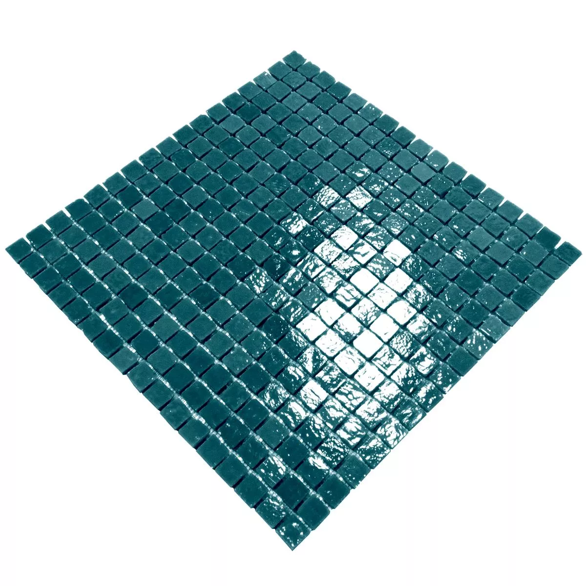 Sample Glass Mosaic Tiles Havana Petrol