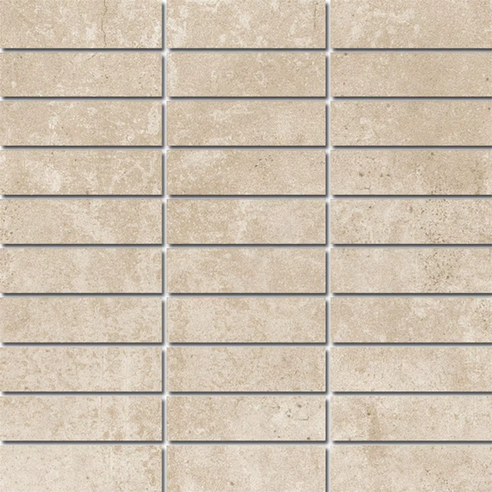 Mosaic Tile Jamaica Beton Optic Grey Sticks