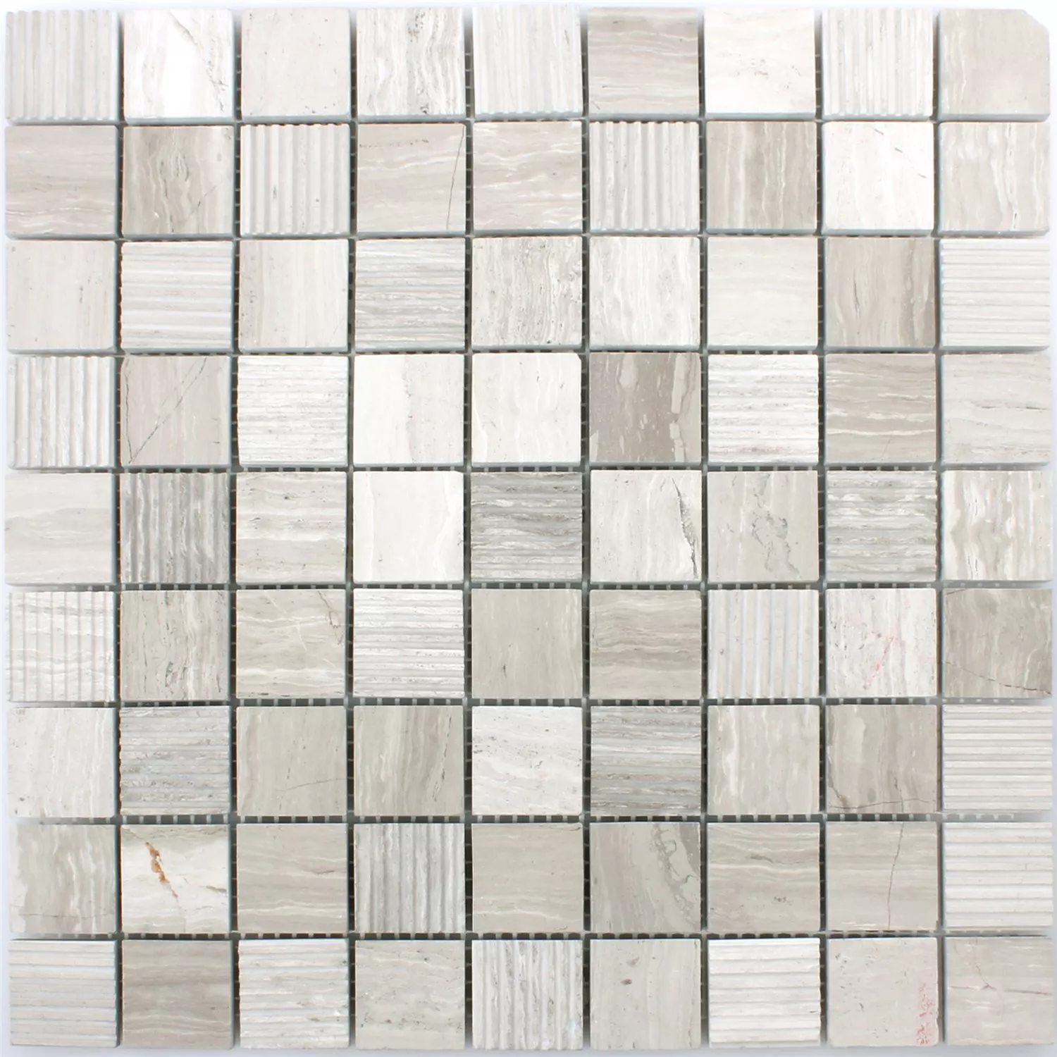 Marble Natural Stone Mosaic Tiles Tomsk Grey