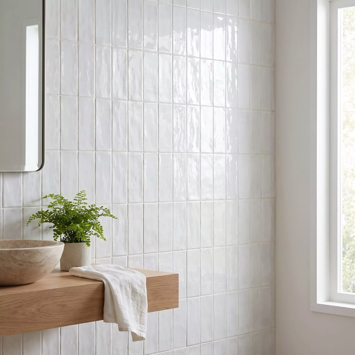 Celaya Blanc Glossy Rustic 7,5x15 cm Blanco