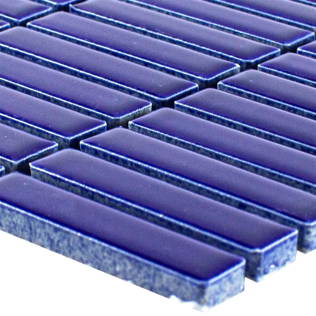 Ceramic Mosaic Tiles Maytown Blue Glossy Ceramic Mosaic Tiles Maytown Blue Glossy