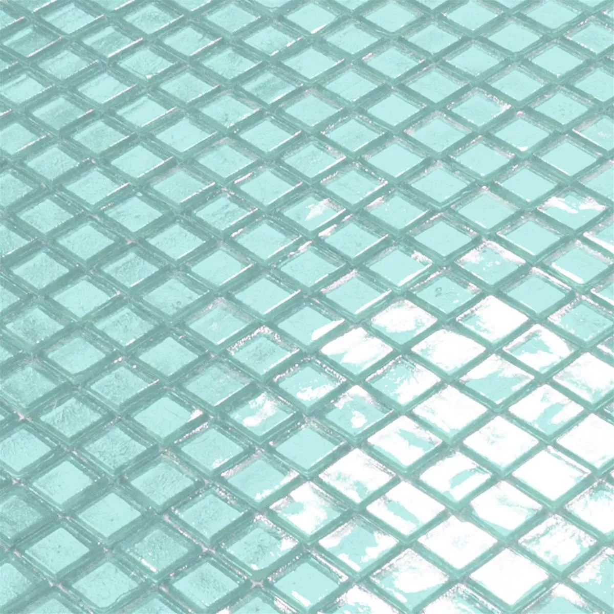 Sample Glass Mosaic Tiles Anastasia Sea Blue