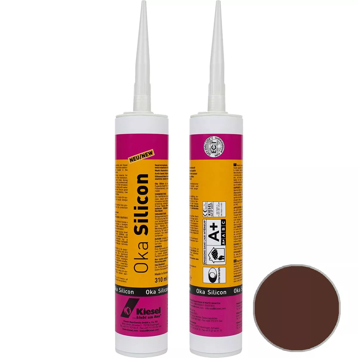 OKA SILICON Silicone Sealant Light Brown 310 ml