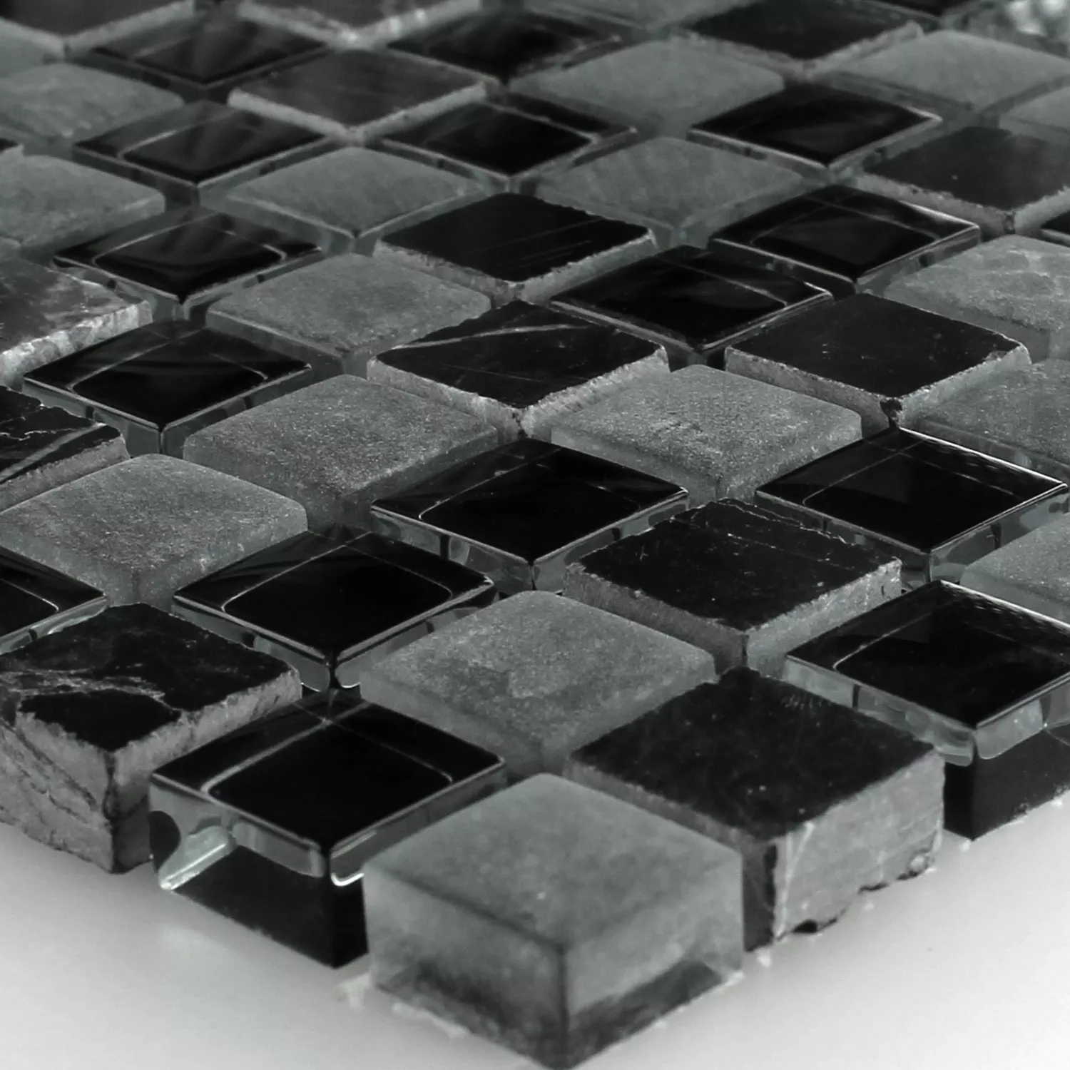 Mosaic Tiles Glass Marble Zambia 15x15x8mm