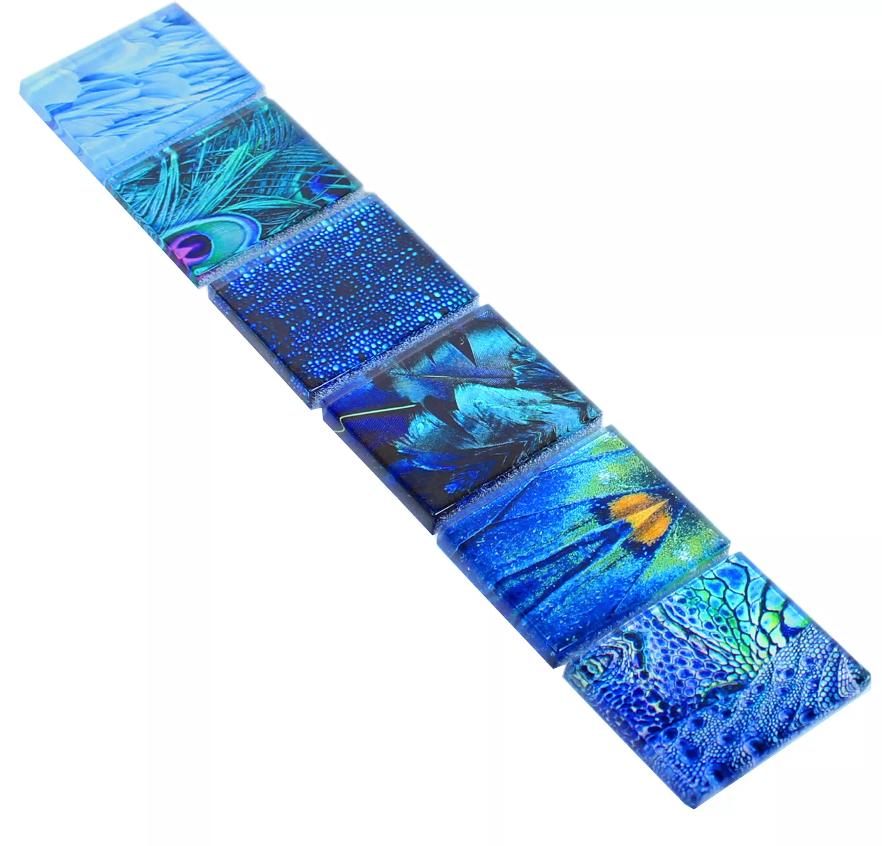 Glass Border Ordway Blue Square 48 Glass Border Ordway Blue Square 48