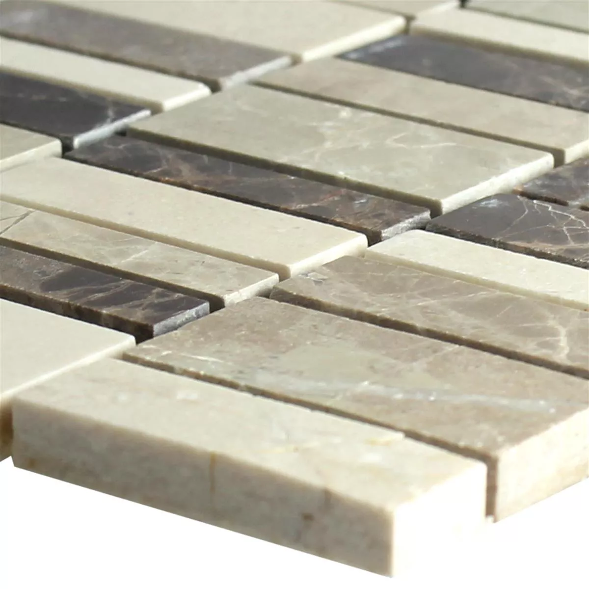 Marble Mosaic Tiles Sunbury Natural Stone Brown Beige Marble Mosaic Tiles Sunbury Natural Stone Brown Beige