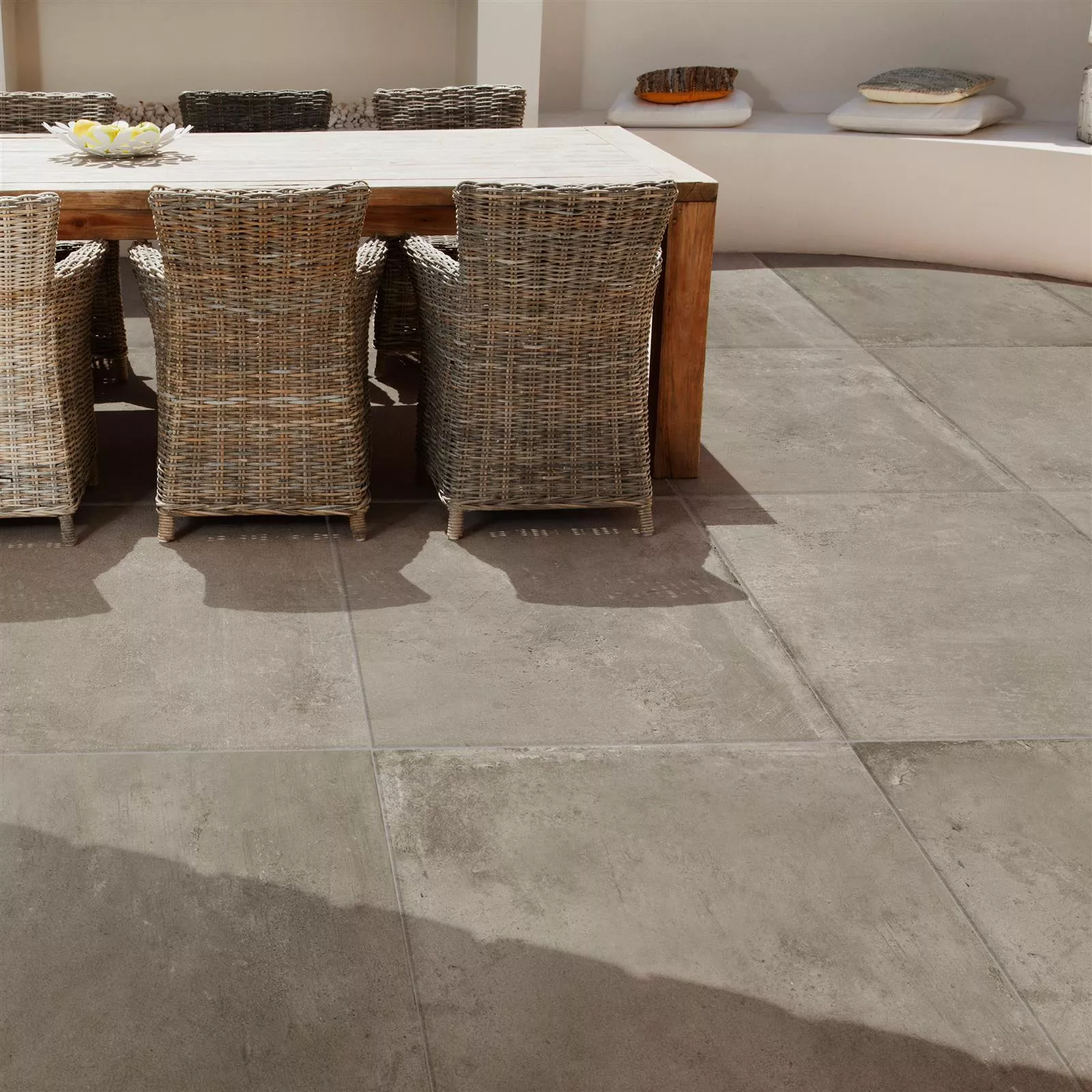 Sample Terrace Tiles Cement Optic Berlin Beige 100x100cm