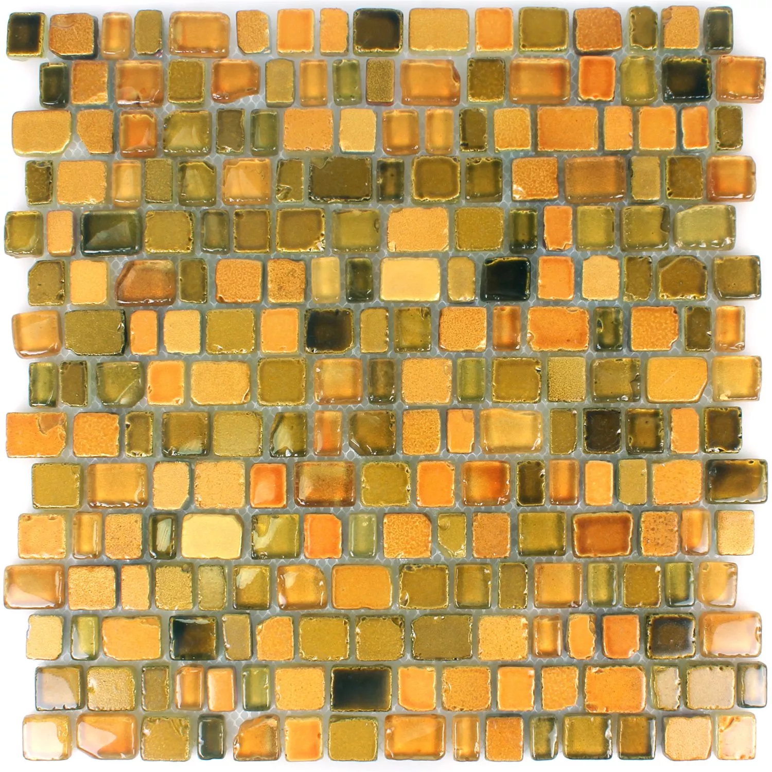 Sample Mosaic Tiles Glass Roxy Yellow
