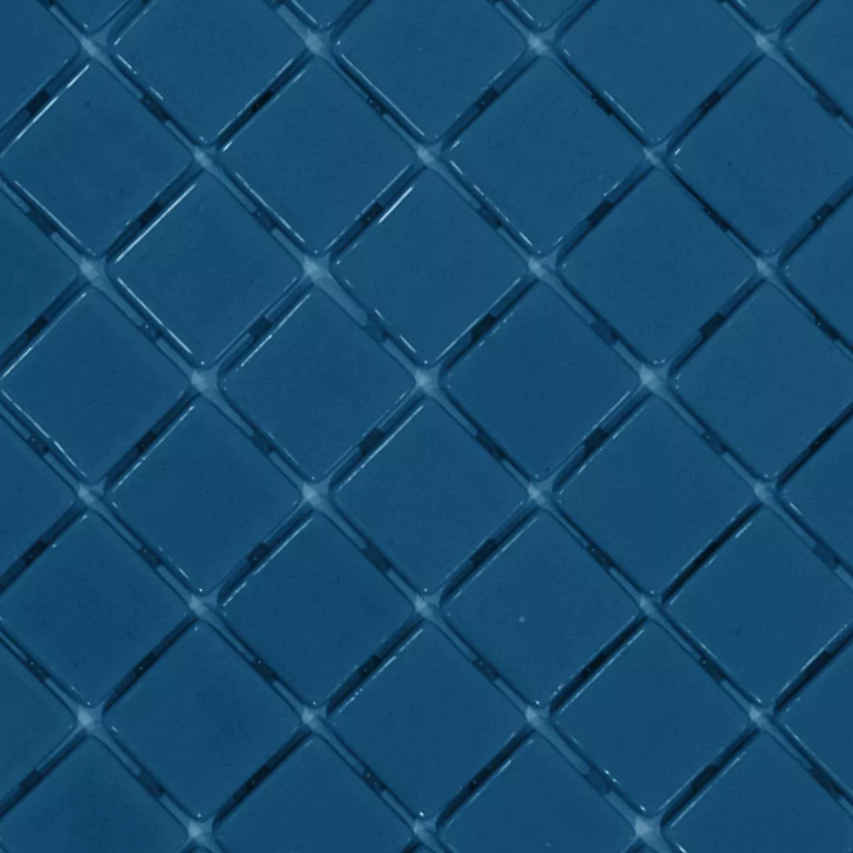 Glass Swimming Pool Mosaic Venetia Petrol