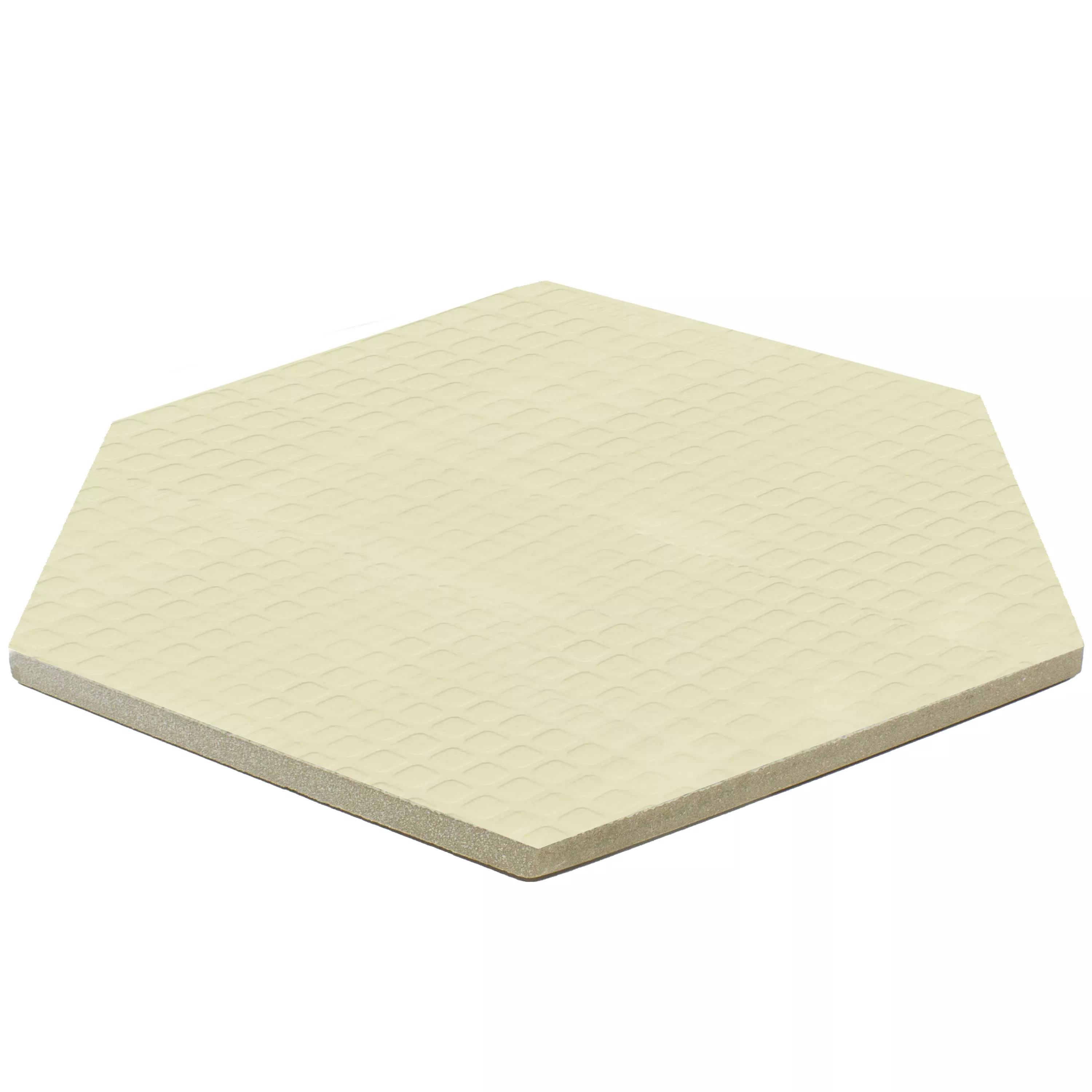 Porcelain Stoneware Tiles Millennium Hexagon 3D Optic Light Grey 22,5 x 25,9cm