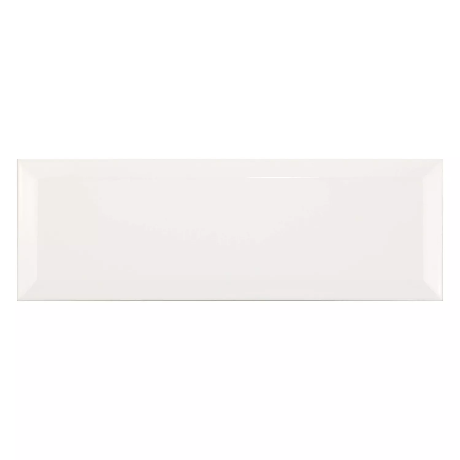 Metro tile Blanc Glossy 10x30 cm Facet El Paso Blanco