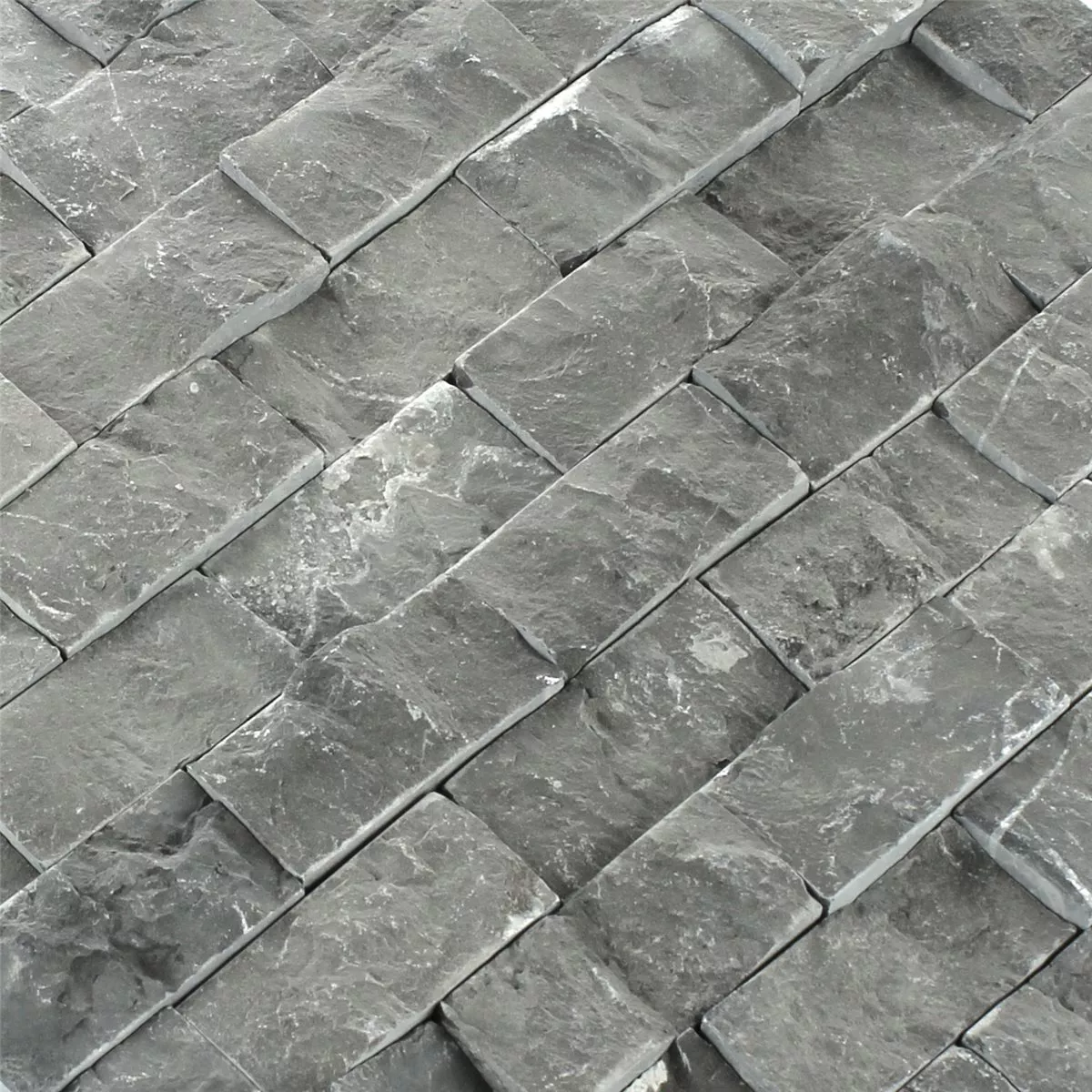 Sample Mosaic Tiles Slate Bricks Anthracite