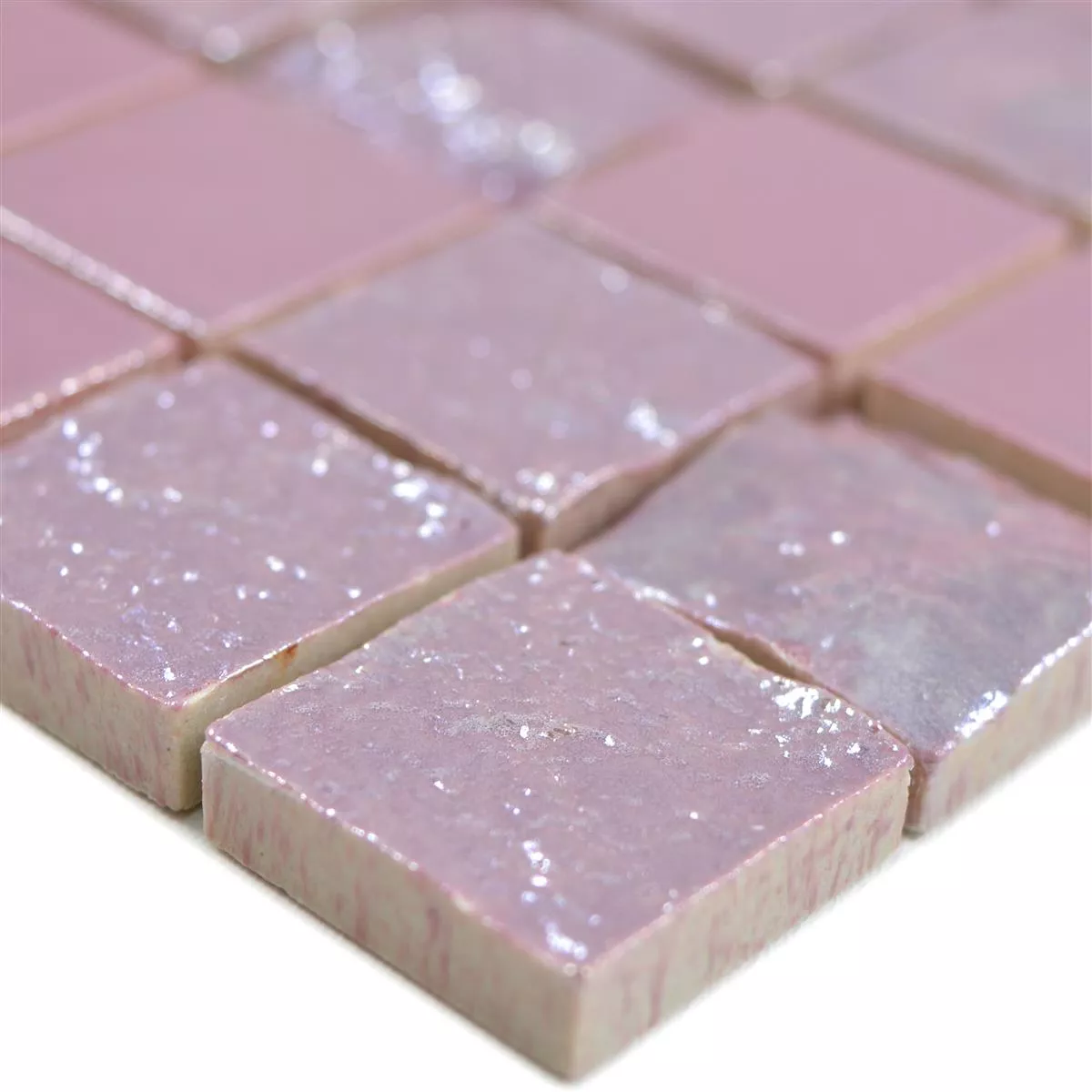 Ceramic Mosaic Tiles Shogun 3D Pink Ceramic Mosaic Tiles Shogun 3D Pink