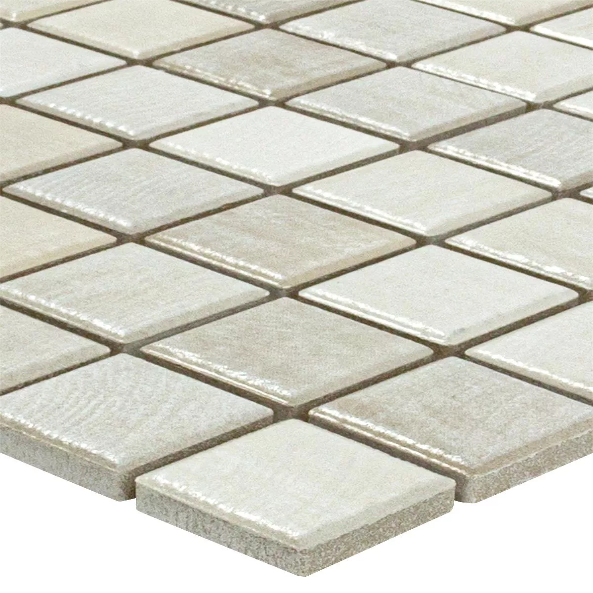 Ceramic Mosaic Tiles Luminara Wood Optic Beige