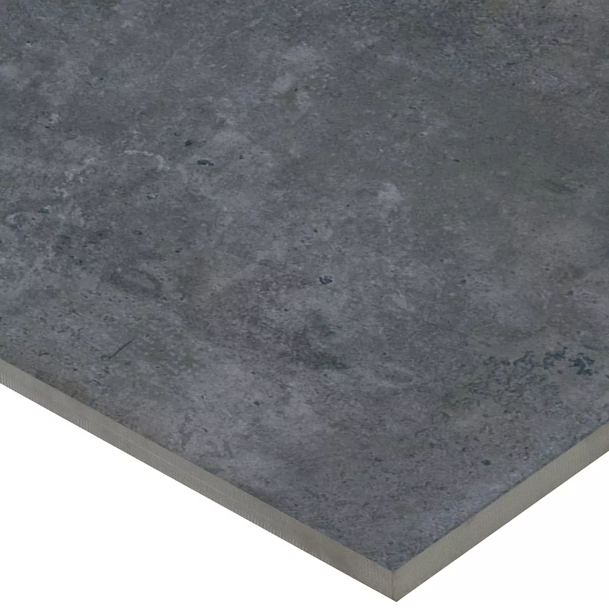 Terrace Tiles Porcelain Stoneware Bentonia Black 60x60x2 cm