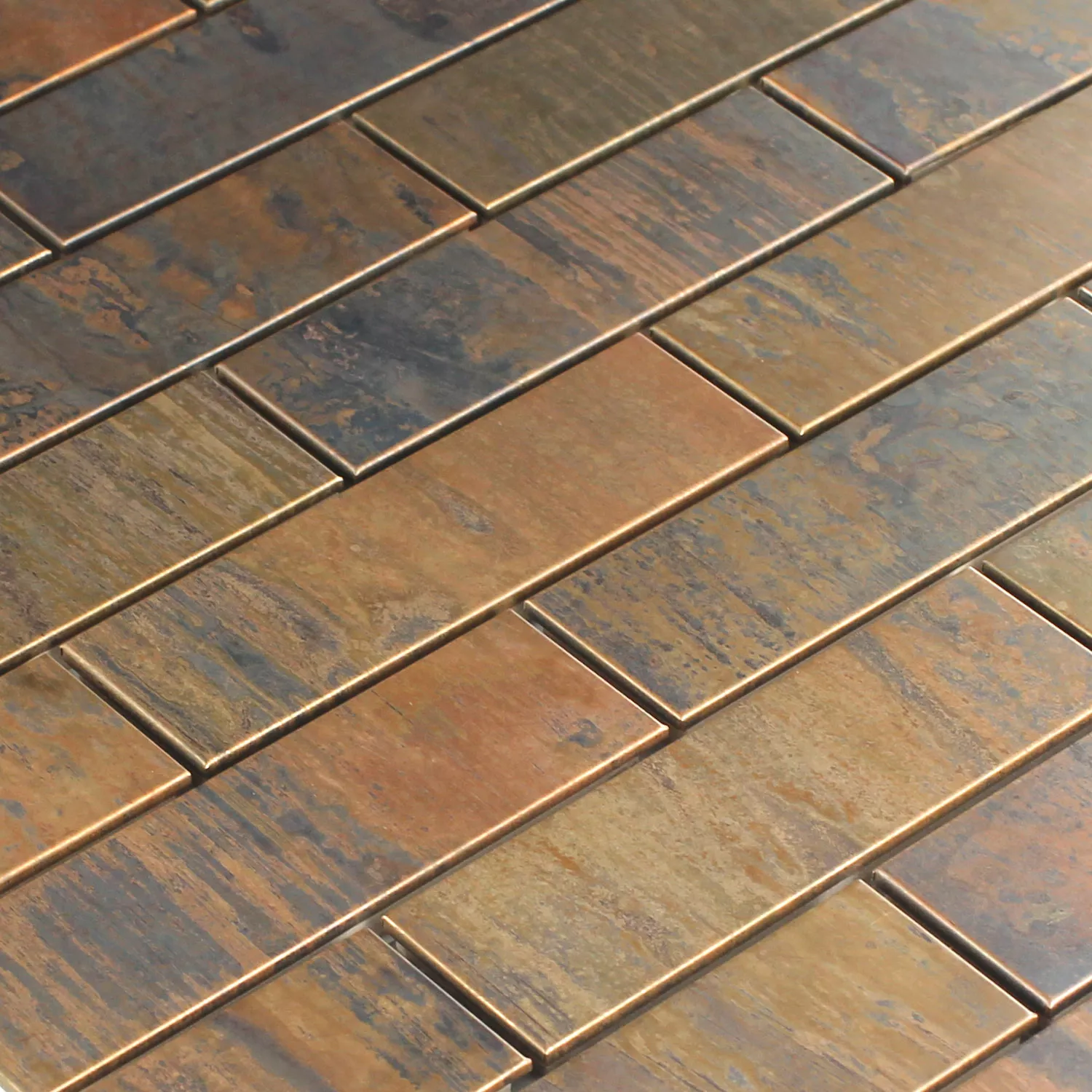 Sample Copper Design Mosaic Tiles 