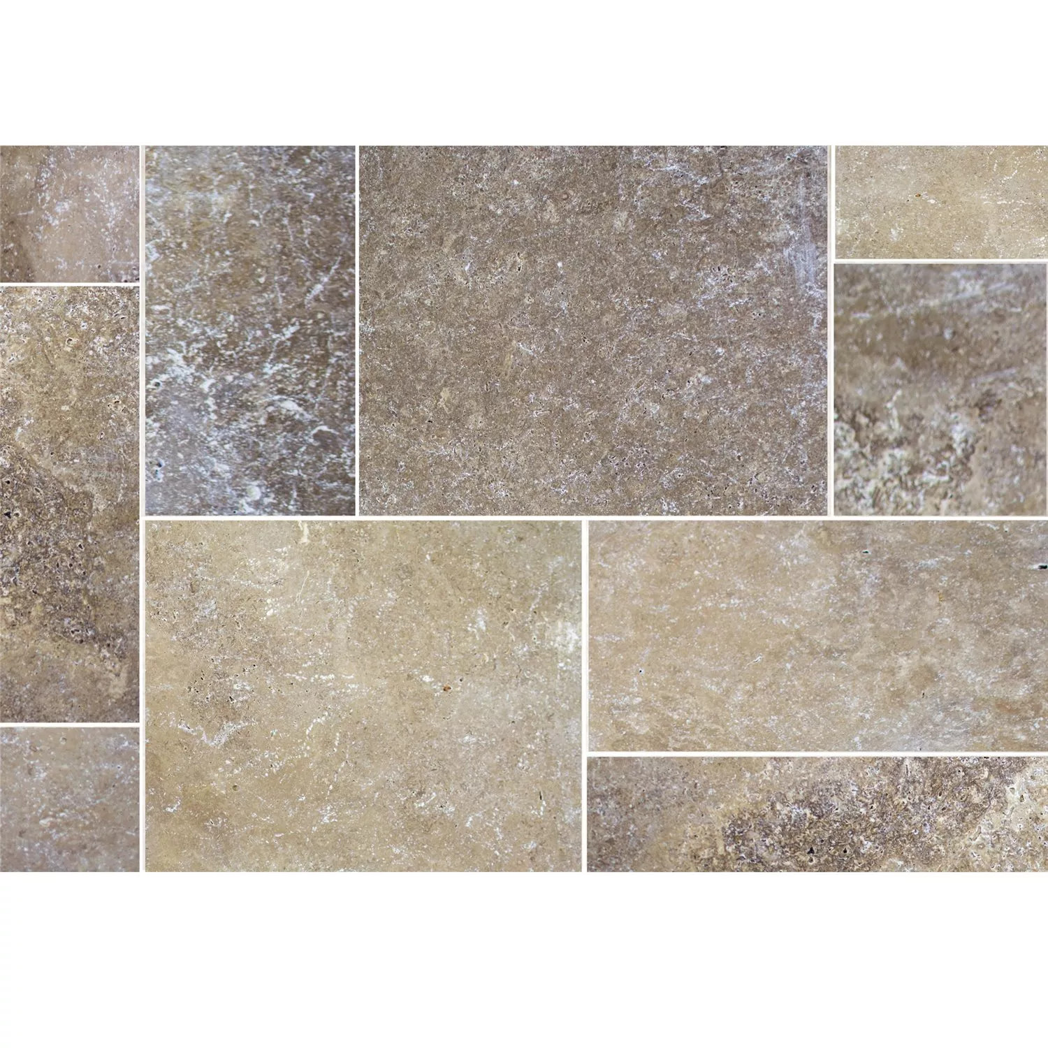 Natural Stone Tiles Travertine Patara Noce Roman Pattern Natural Stone Tiles Travertine Patara Noce Roman Pattern