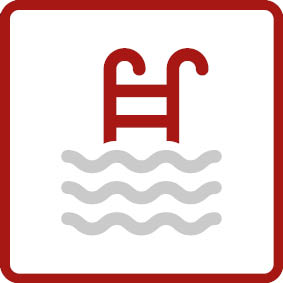 Permanently wet area 
In and around swimming pools, where the tiles are continuously exposed to moisture, they provide the necessary resistance.