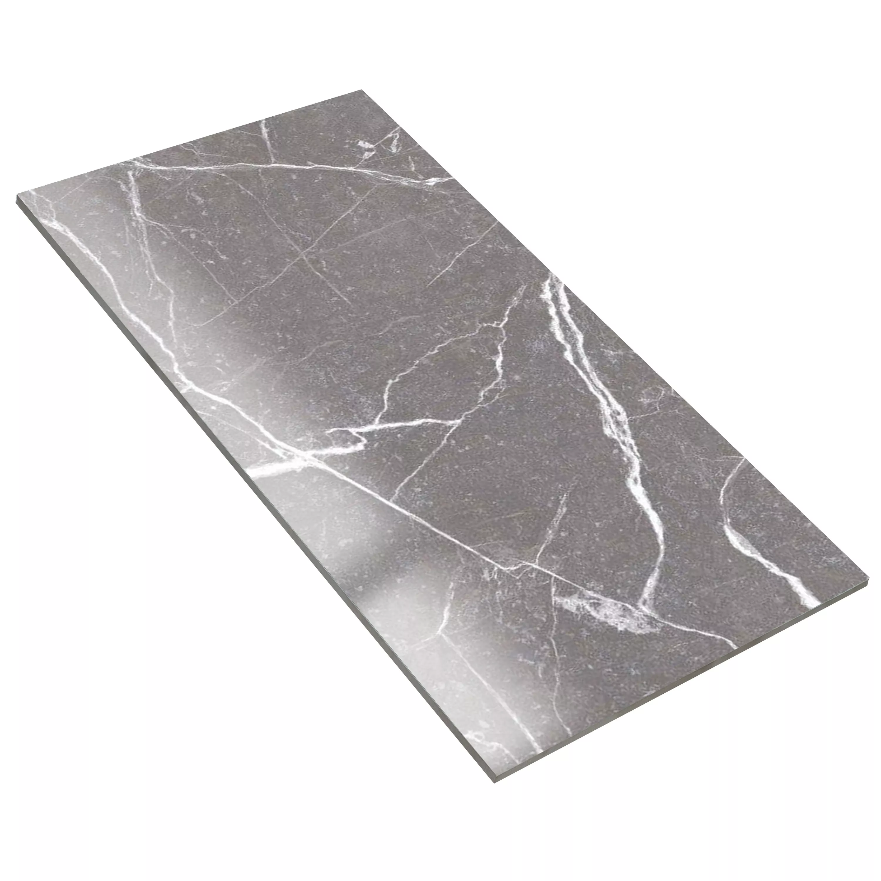 Floor Tiles Santana Marble Optic Polished Grey 30x60cm