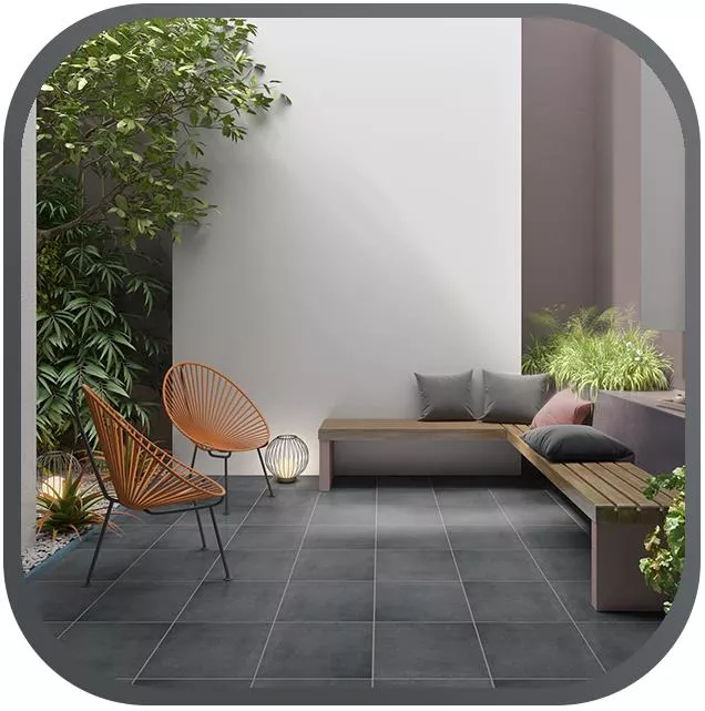 Patio Slabs Anthracite Patio Slabs Anthracite