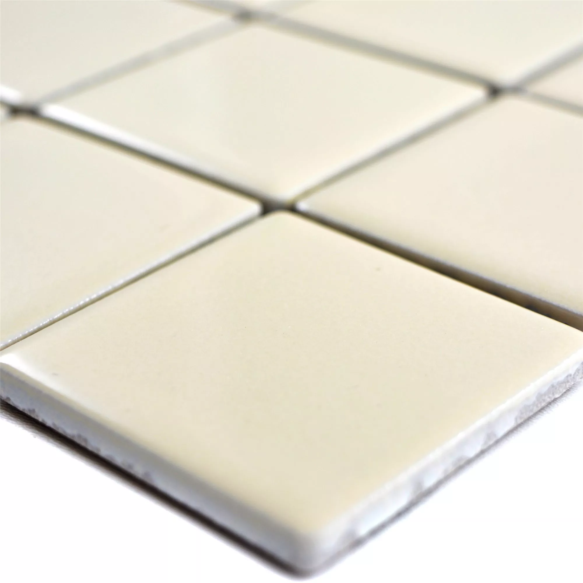 Ceramic Mosaic Tiles Adrian Beige Mat Square 48 Ceramic Mosaic Tiles Adrian Beige Mat Square 48