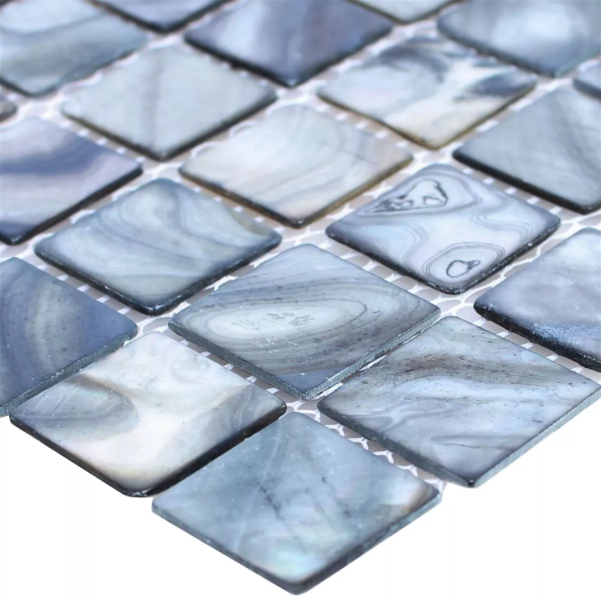 Sample Mosaic Tiles Glass Nacre Effect Shell