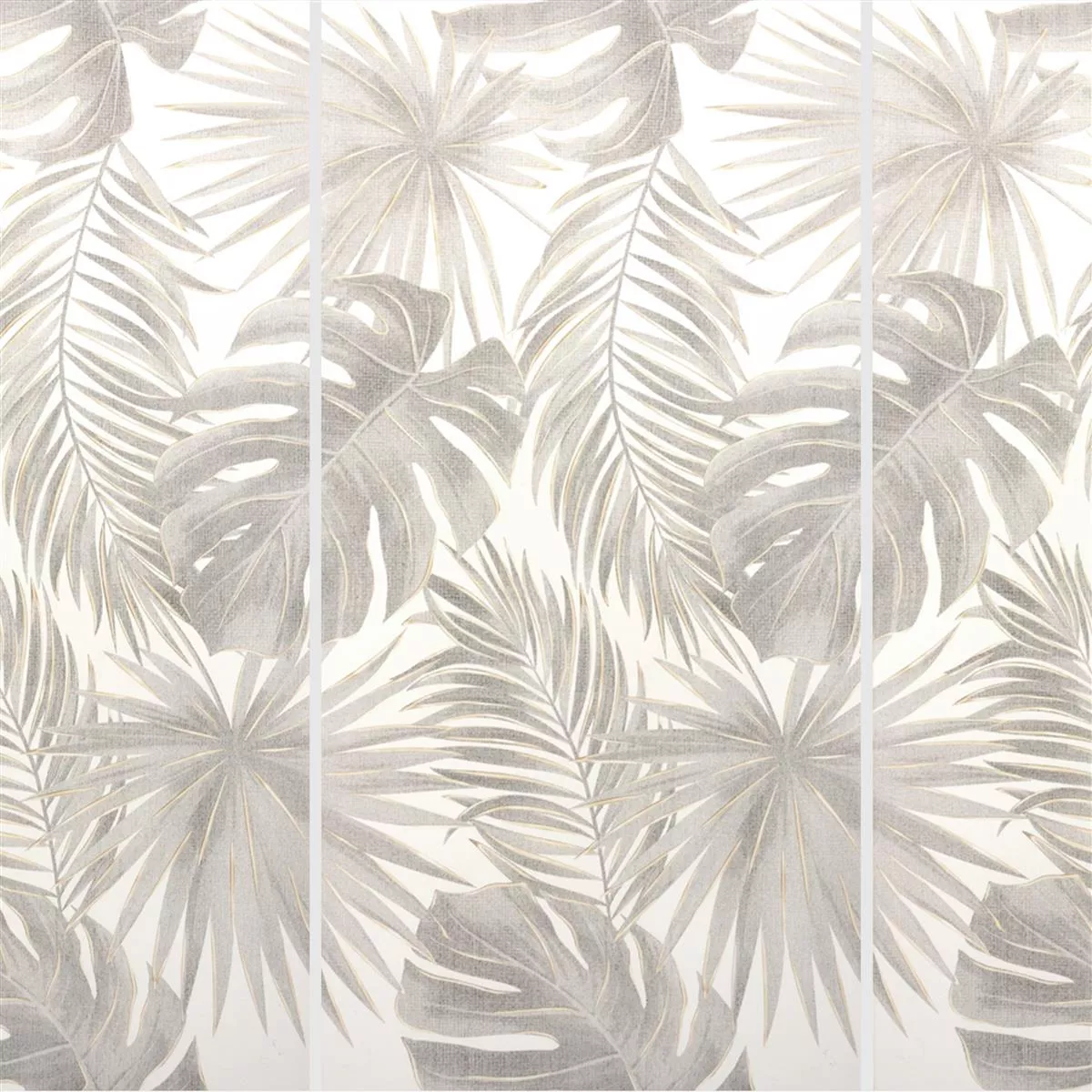 Wall Tiles Maldives Floral 30x60cm Grey