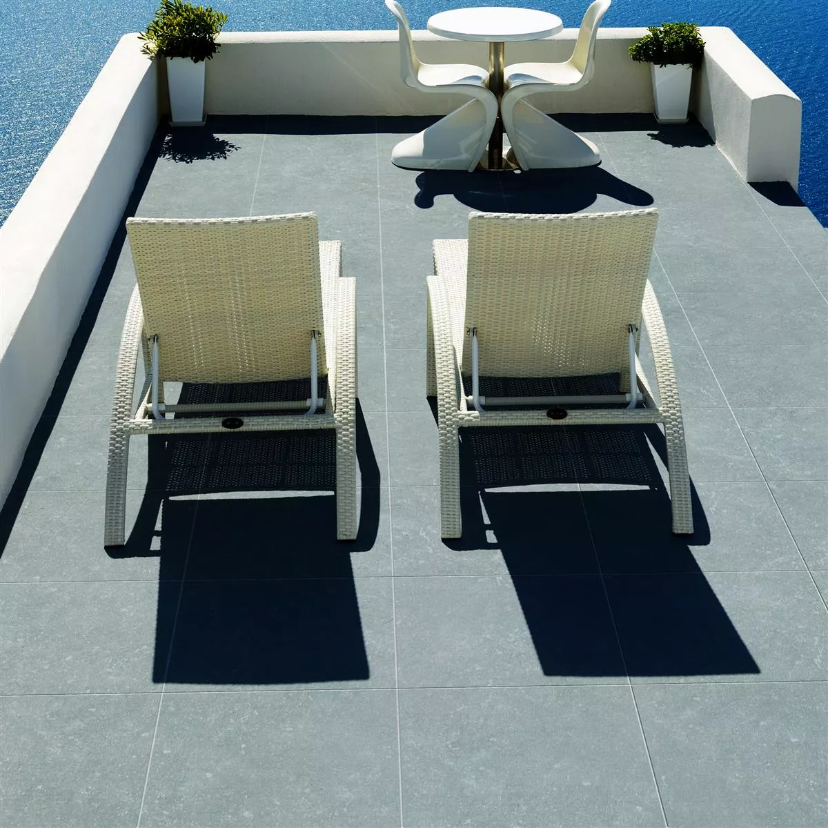 Terrace Tiles Wilhelm Bluestone Optic Grey 60x60cm