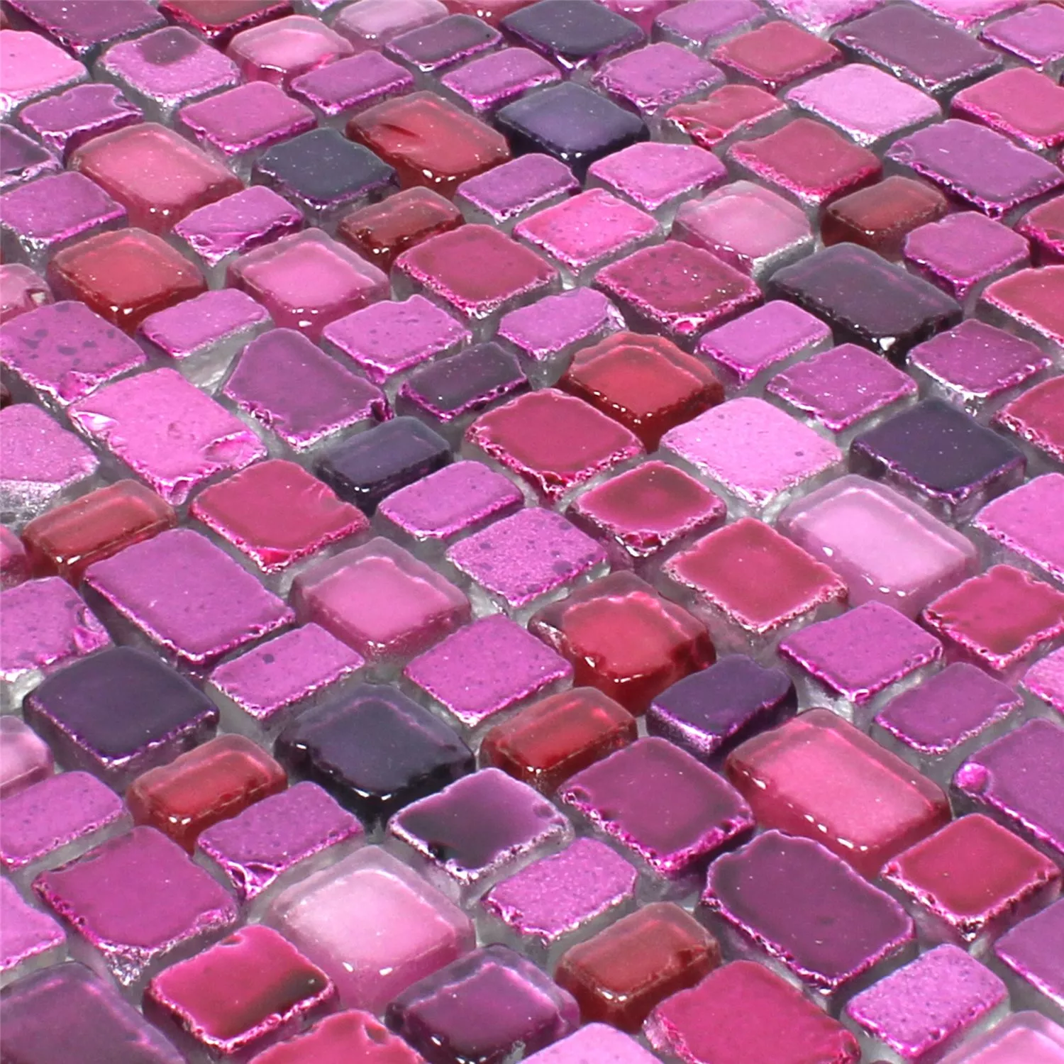 Sample Mosaic Tiles Glass Roxy Violet