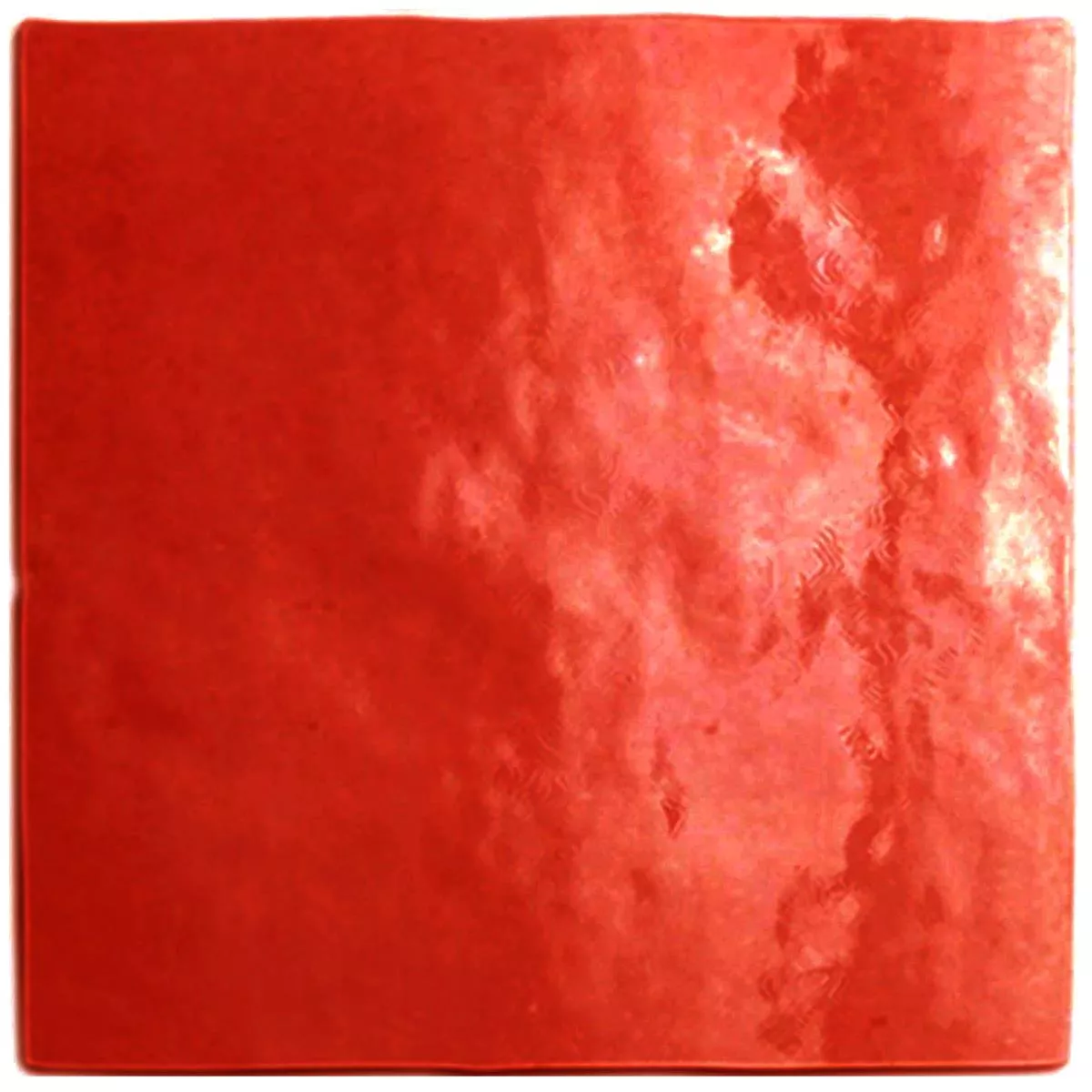 Wall Tile Rebecca Waved Red 16,2x16,2cm Wall Tile Rebecca Waved Red 16,2x16,2cm