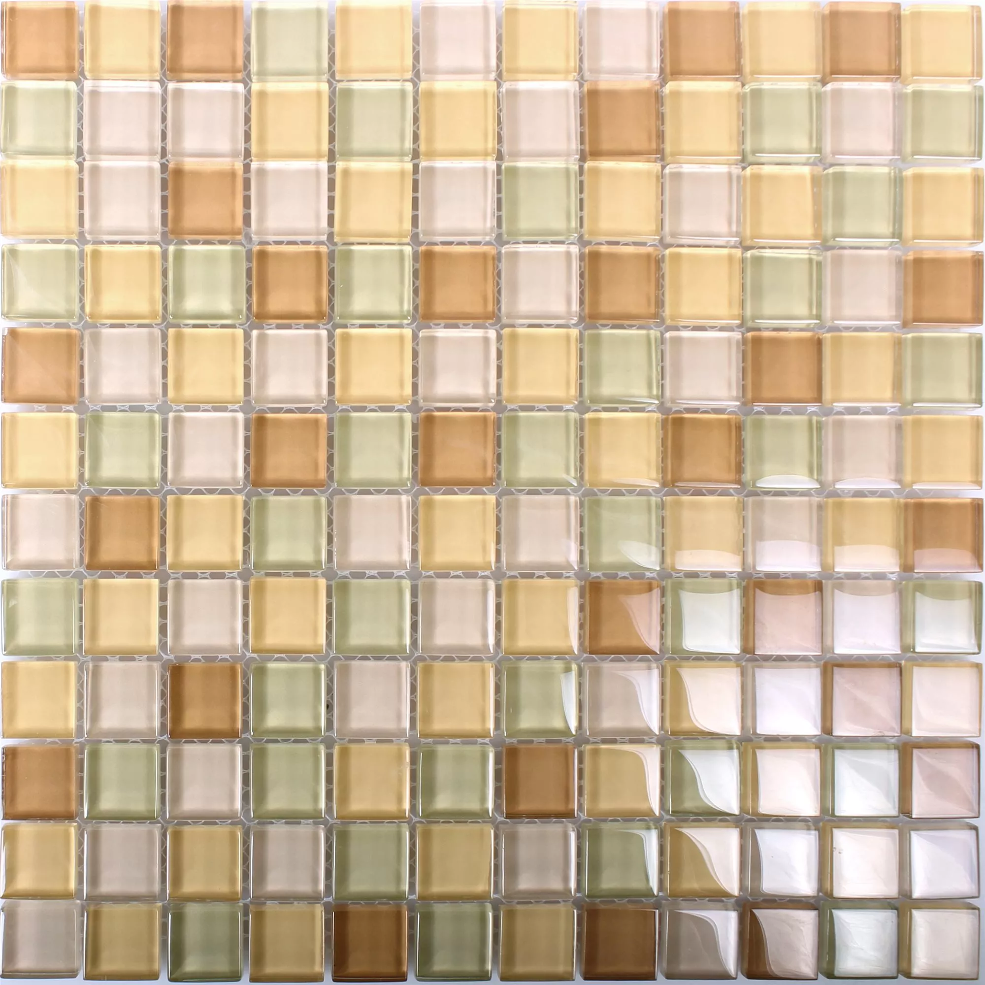 Sample Mosaic Tiles Glass  Beige Mix