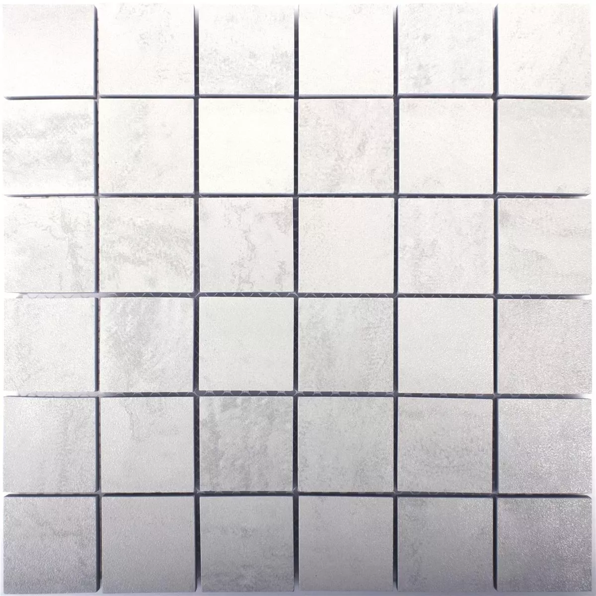 Mosaic Tiles Porcelain Stoneware Madeira Semi Polished White Mosaic Tiles Porcelain Stoneware Madeira Semi Polished White