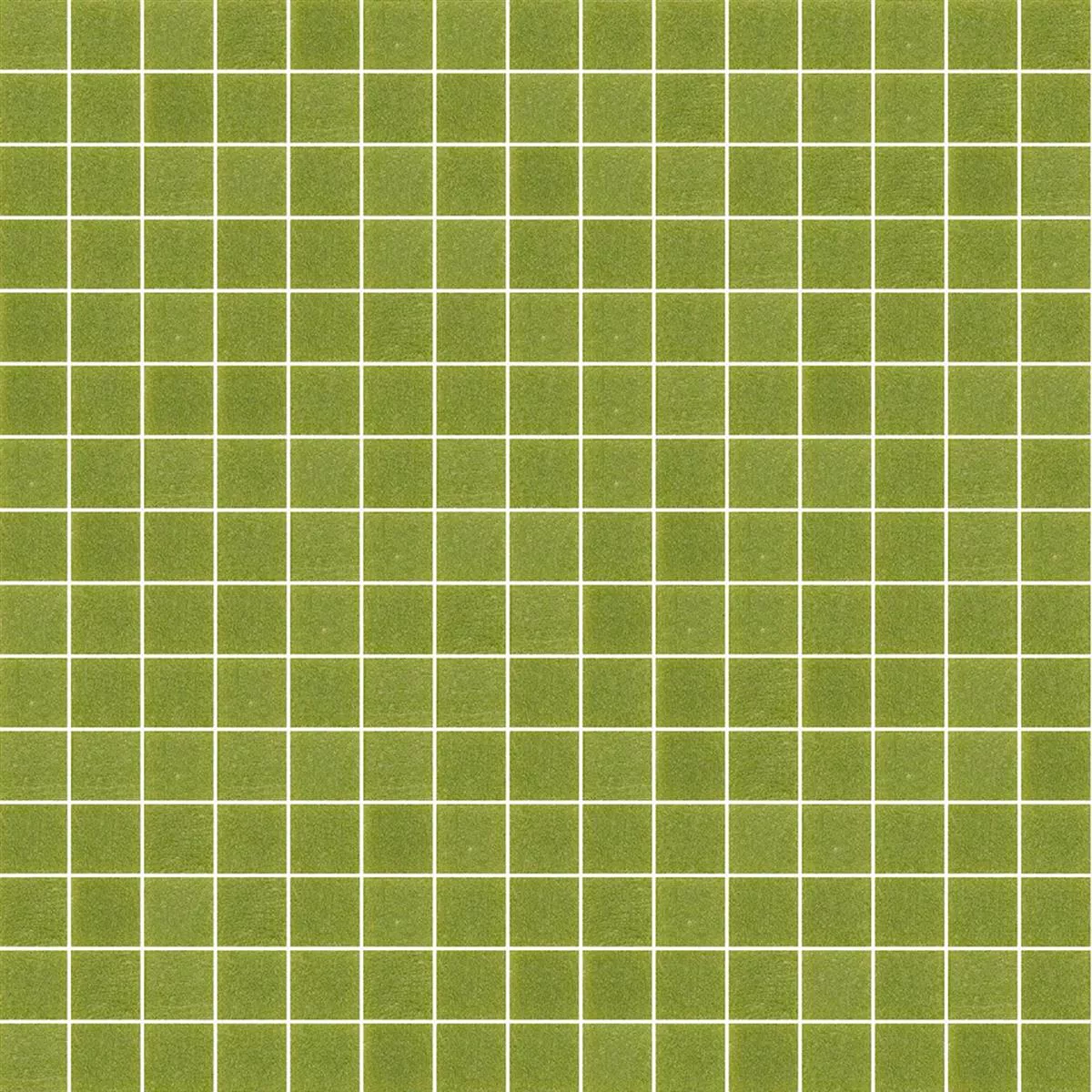 Glass Mosaic Tile Trend-Vi Vitreo 109 Olive Green 20x20mm