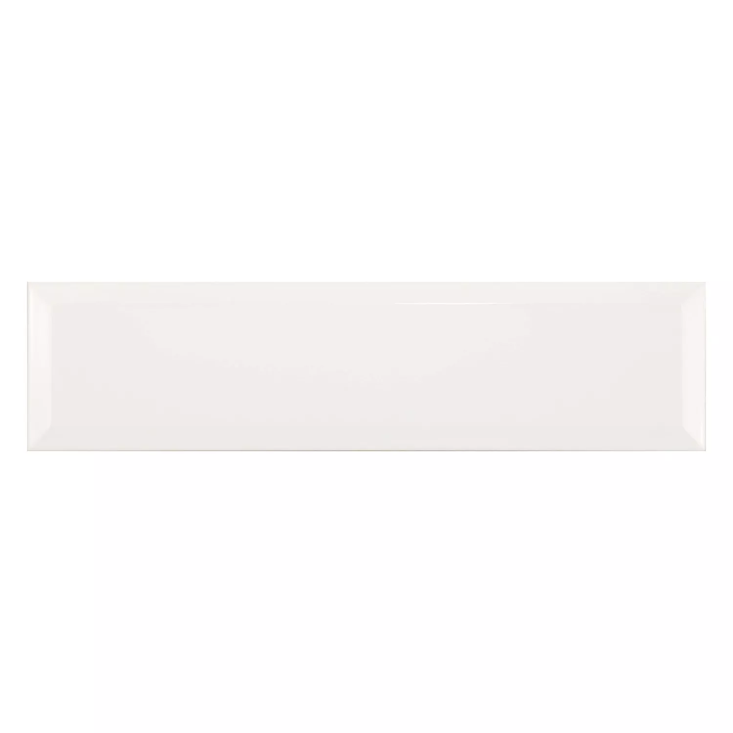 Metro tile Blanc Glossy 7,5x30 cm Facet Freiberg Blanco
