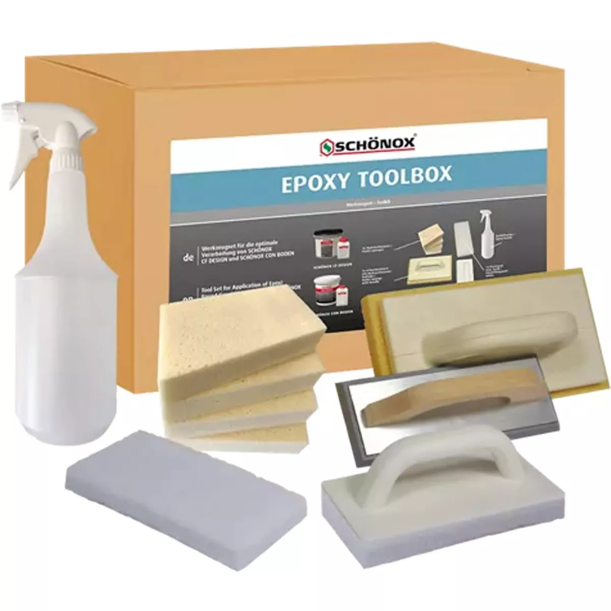 Epoxy resin tool set Schönox Epoxy Toolbox