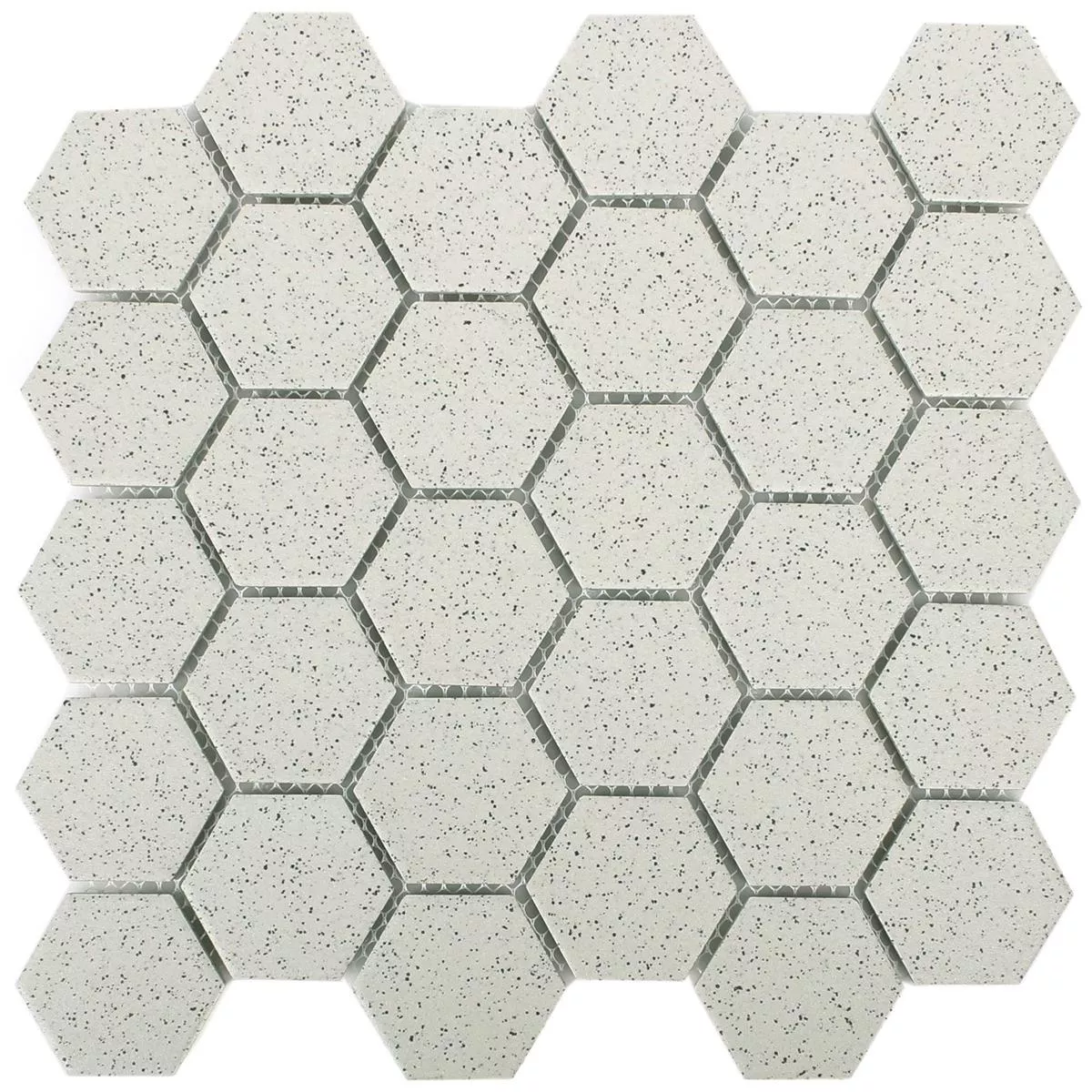 Ceramic Mosaic Tiles Luanda Beige Hexagon 51