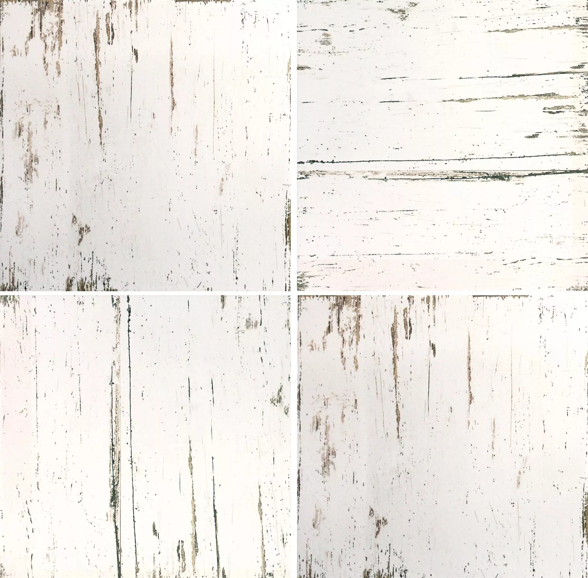 Floor Tiles Vintage Wood R10 White 18,5x18,5cm