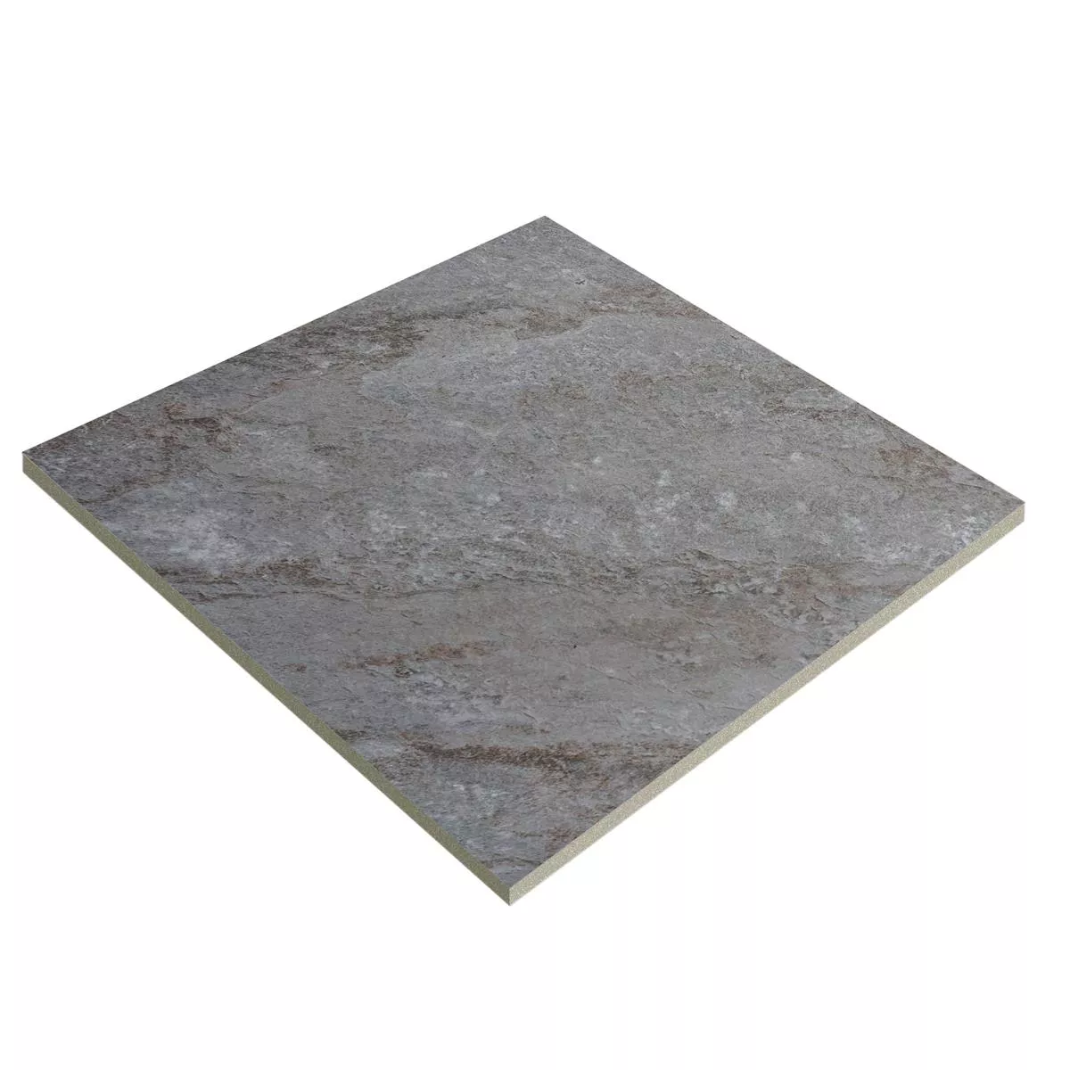 Terrace Tiles Porcelain Stoneware Steinbach Grey 100x100x2 cm