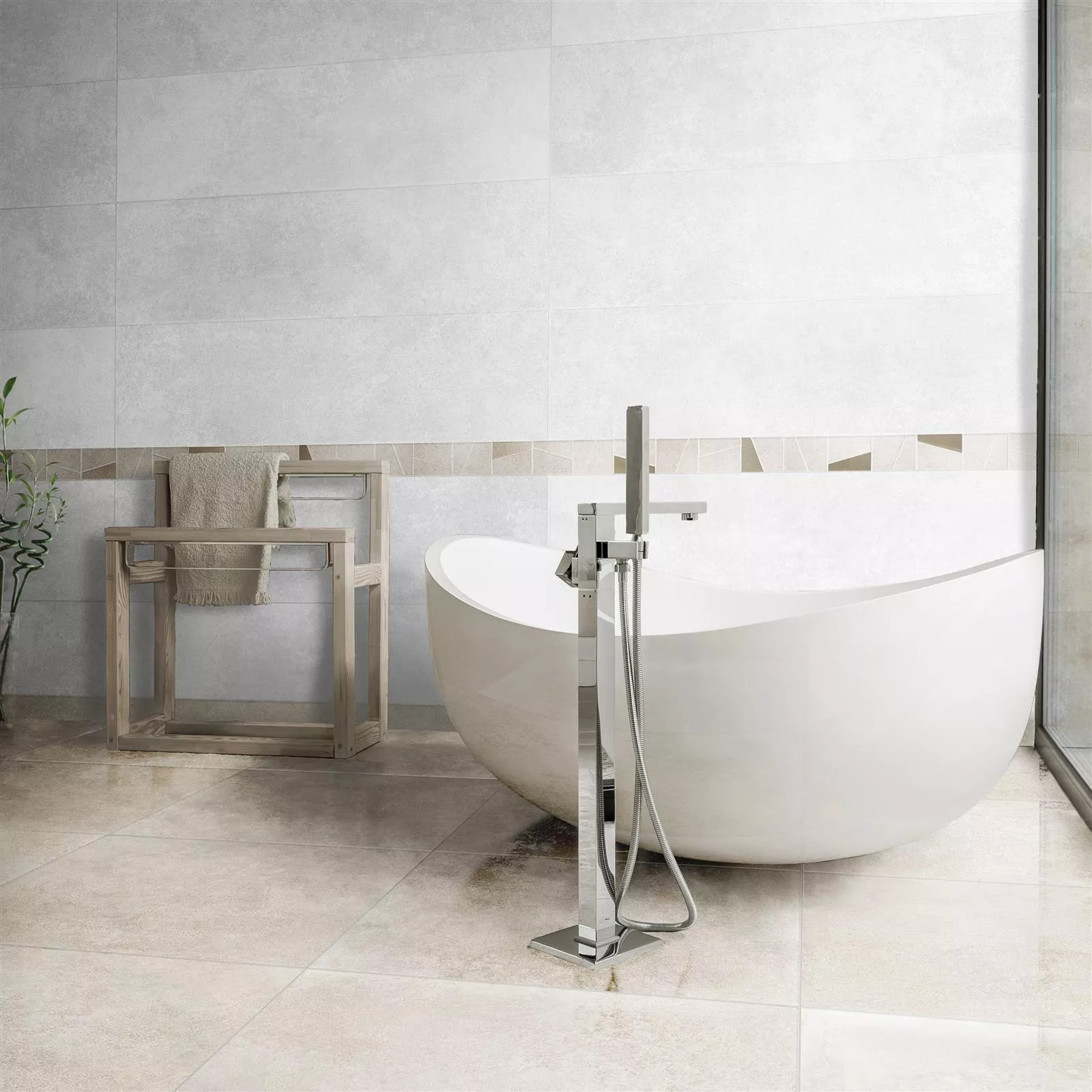 Floor Tiles Stone Optic Horizon Beige 60x60cm