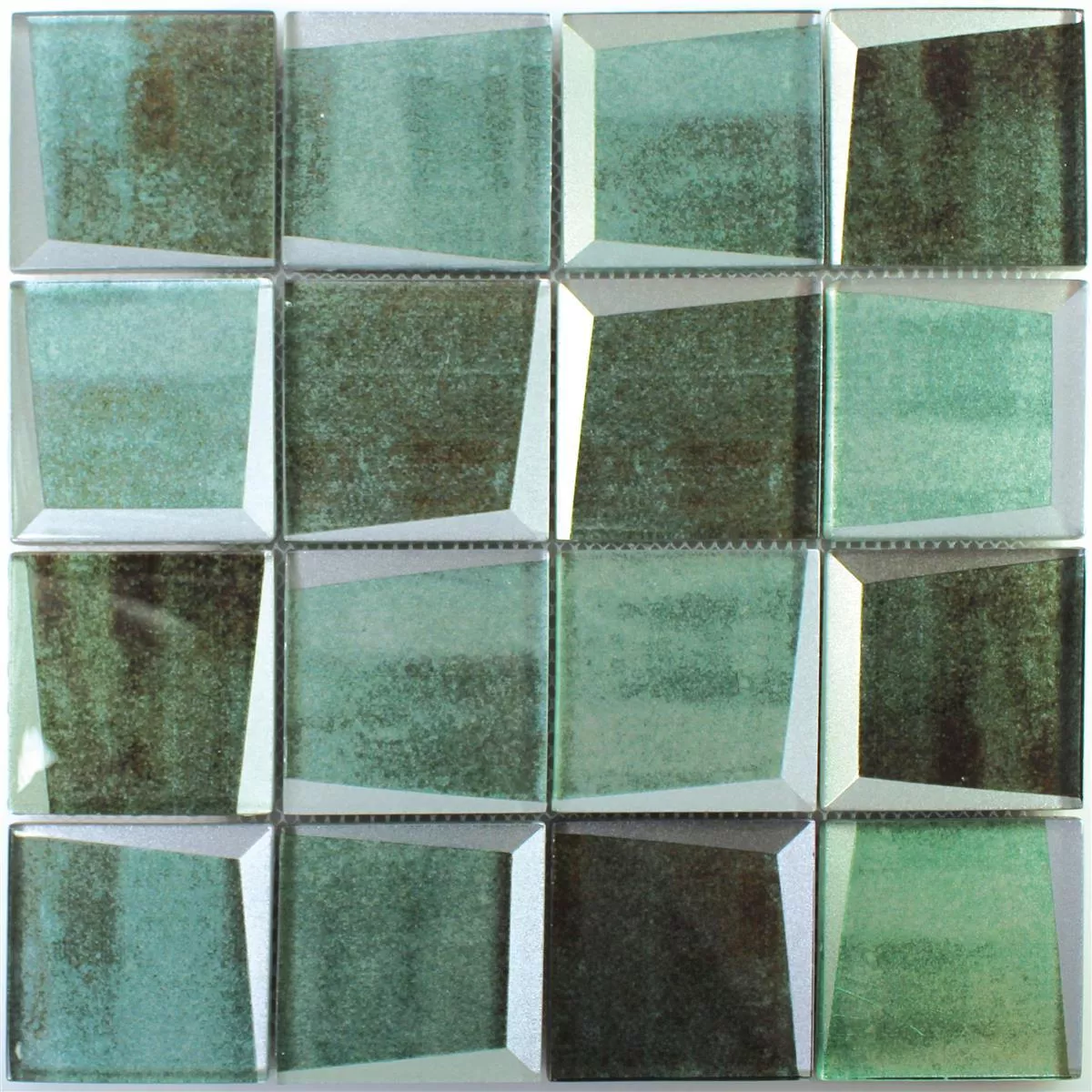 Sample Glass Mosaic 3D Optic Leonora Green